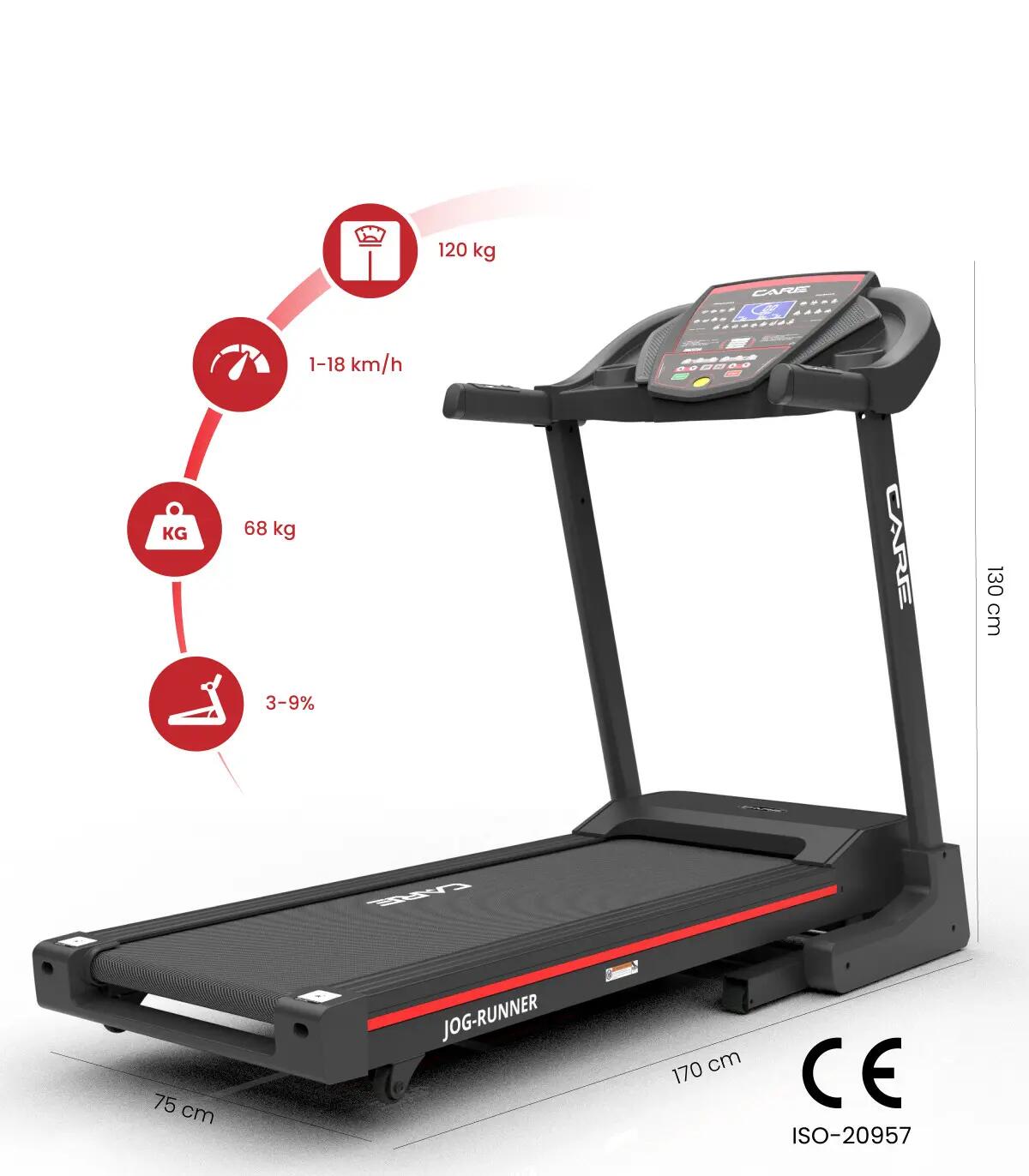 Vernetztes Laufband - 18km/h - CARE - JOG RUNNER - KINOMAP 2/15