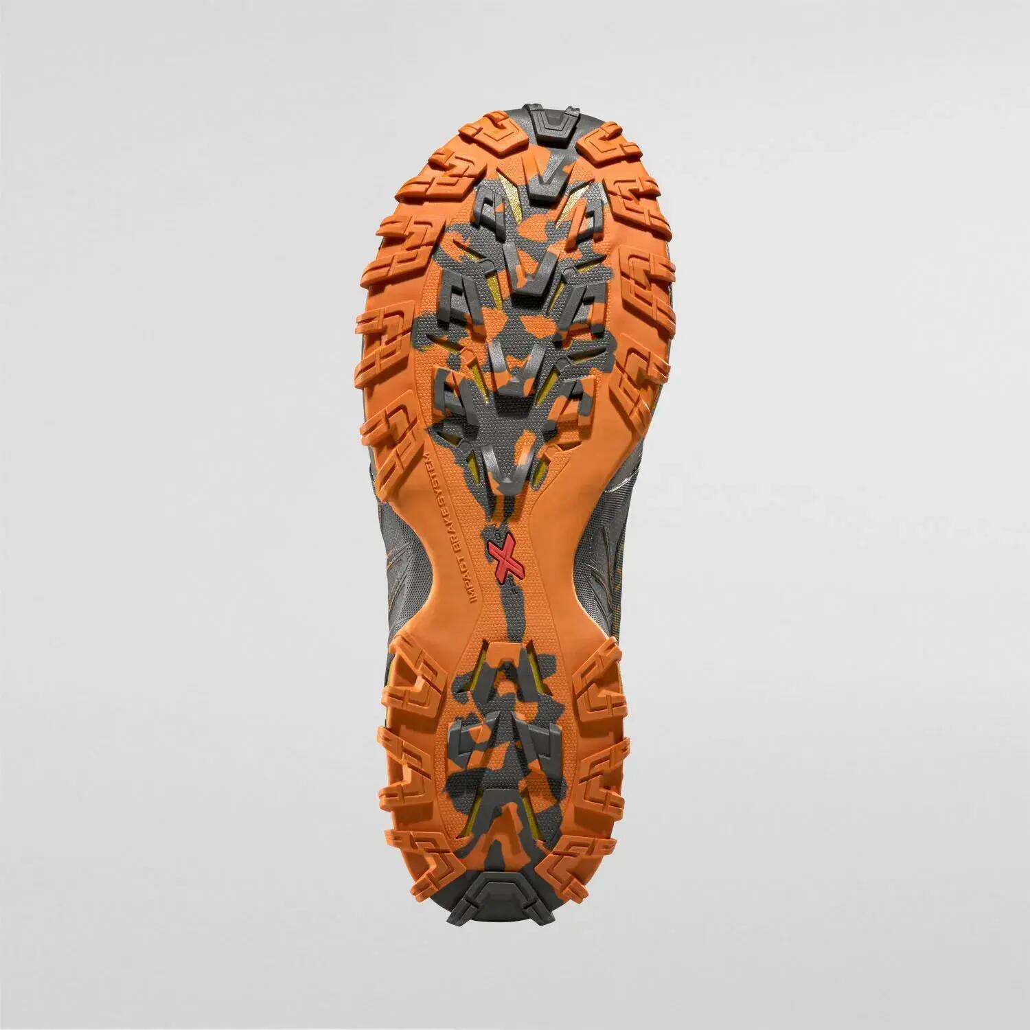 Chaussures de trail La Sportiva Bushido III GORE-TEX Marron avec Orange et Vert 5/5