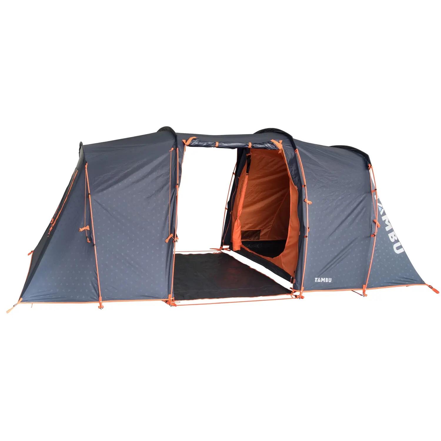 Tenda a tunnel Vis-à-Vis per 4 persone campeggio Mandapa 8/11