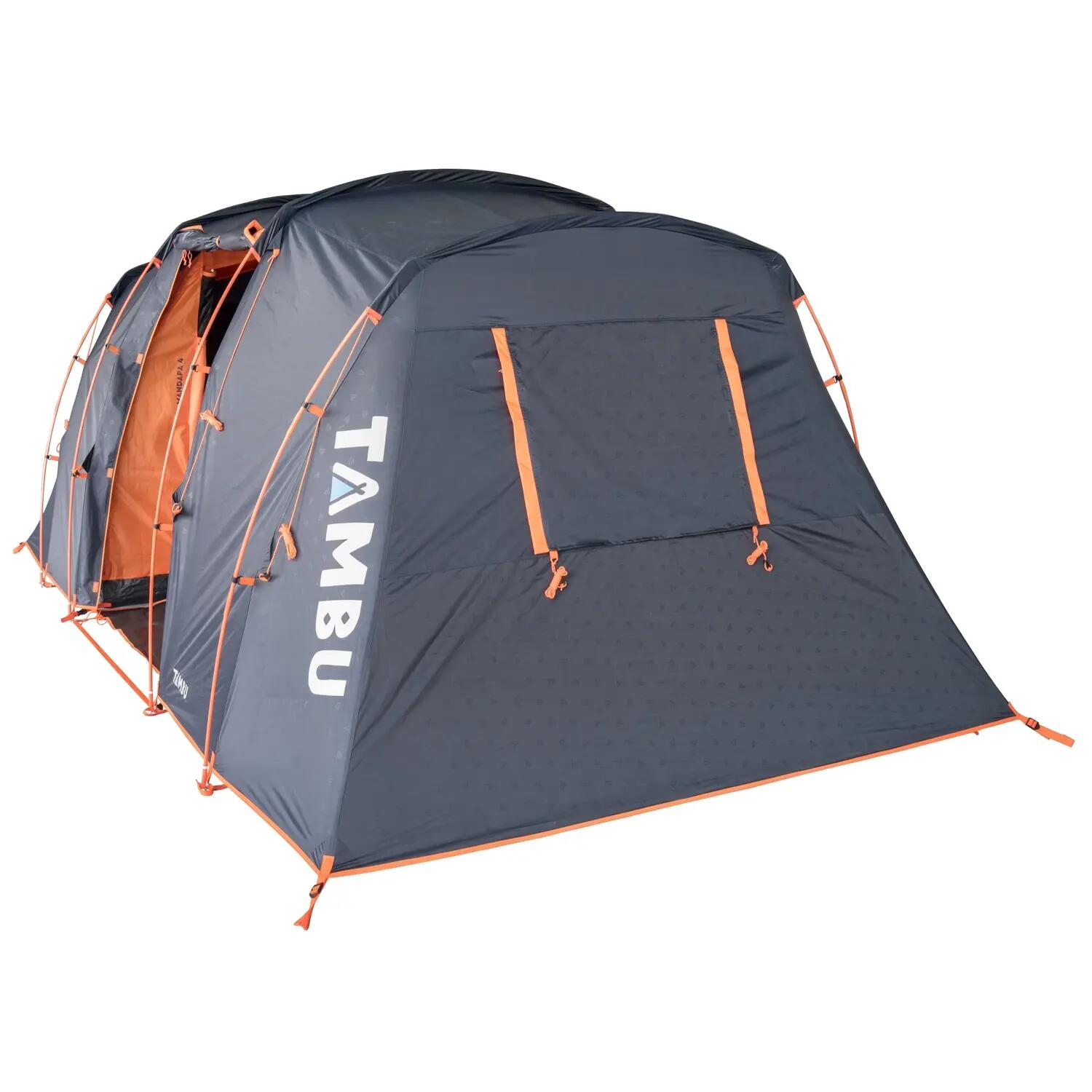 Tenda a tunnel Vis-à-Vis per 4 persone campeggio Mandapa 6/11