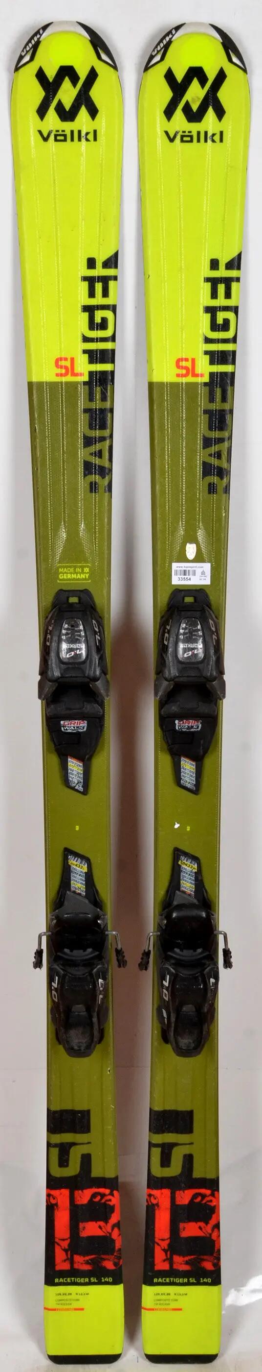 RECONDITIONNE - Skis junior Völkl RACETIGER JR SL MOTION yellow - BON 4/4