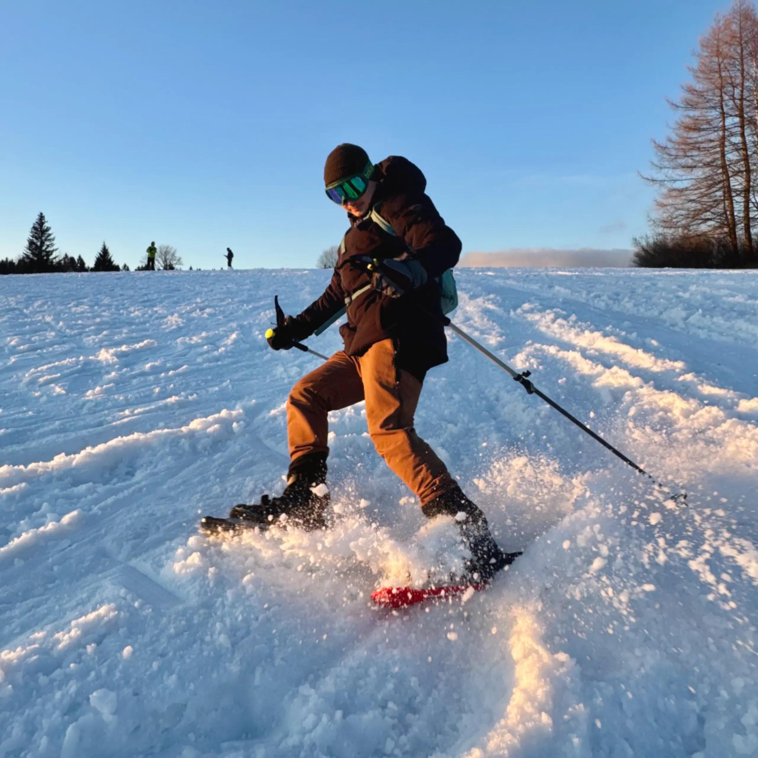 2en1 Combinaison de Raquettes, Mini-Skis et Ice Spikes 5/16