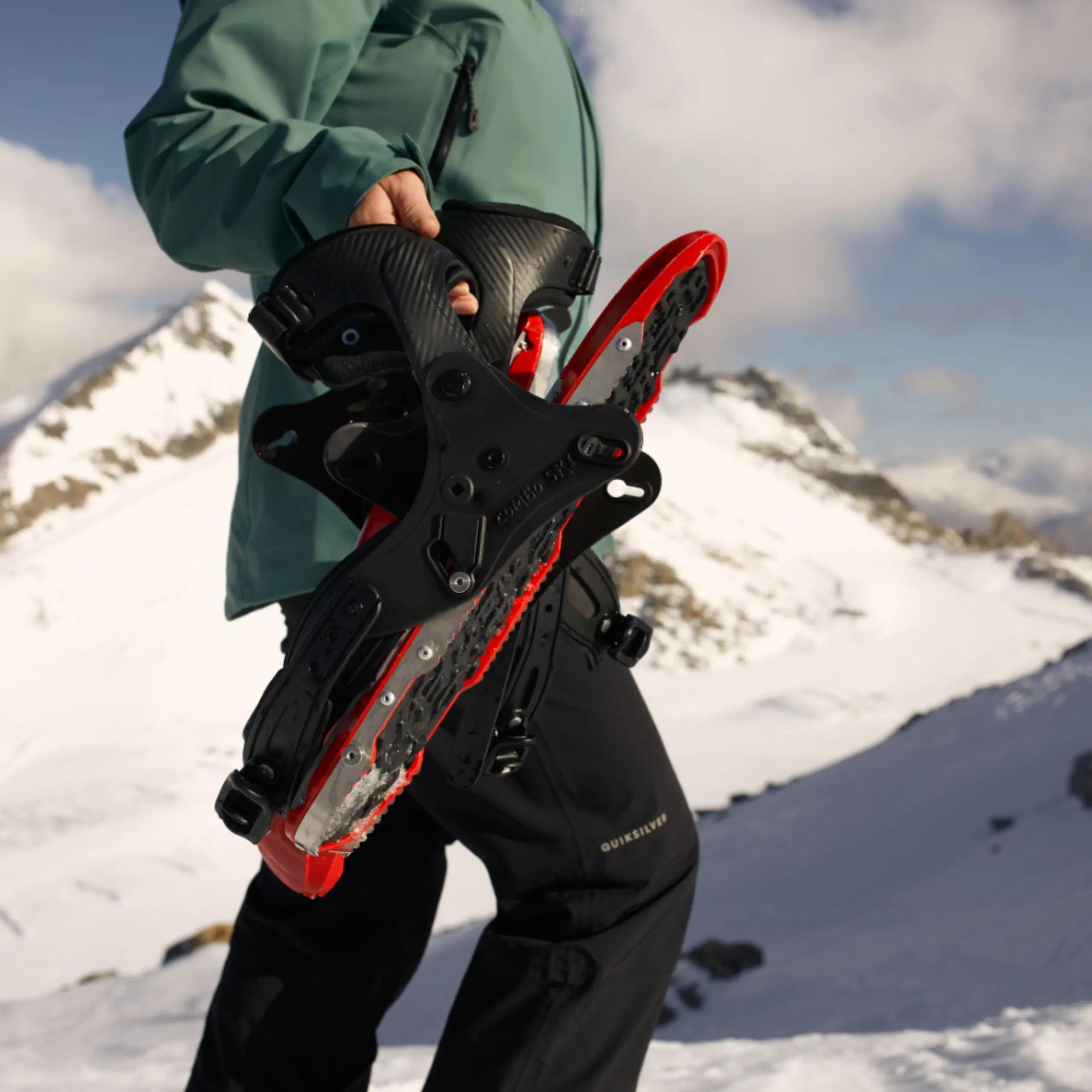2en1 Combinaison de Raquettes, Mini-Skis et Ice Spikes 12/16