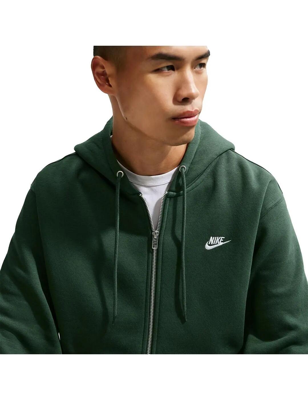 Sudaderas jerseys polares para Hombre Nike Club Verde 3/5