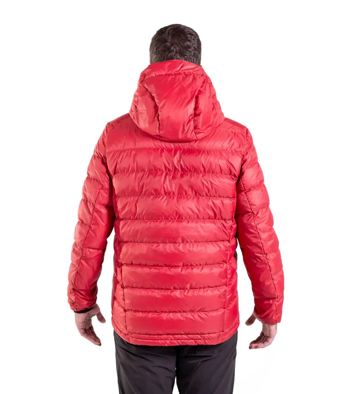 Casaco De Penas Khumbu Lite Trekking Homem Térmica Vermelho 5/5