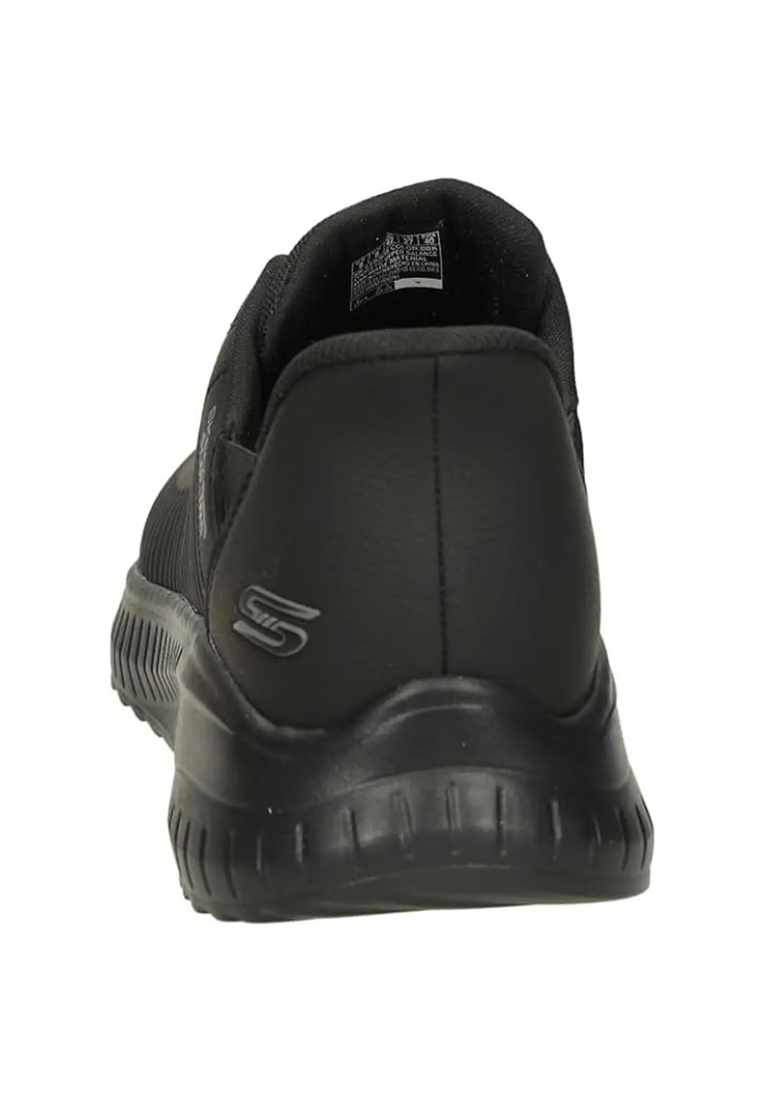 Skechers Herren BOBS Sport Squad Chaos Slip Ins Trainingsschuhe Schwarz 3/6