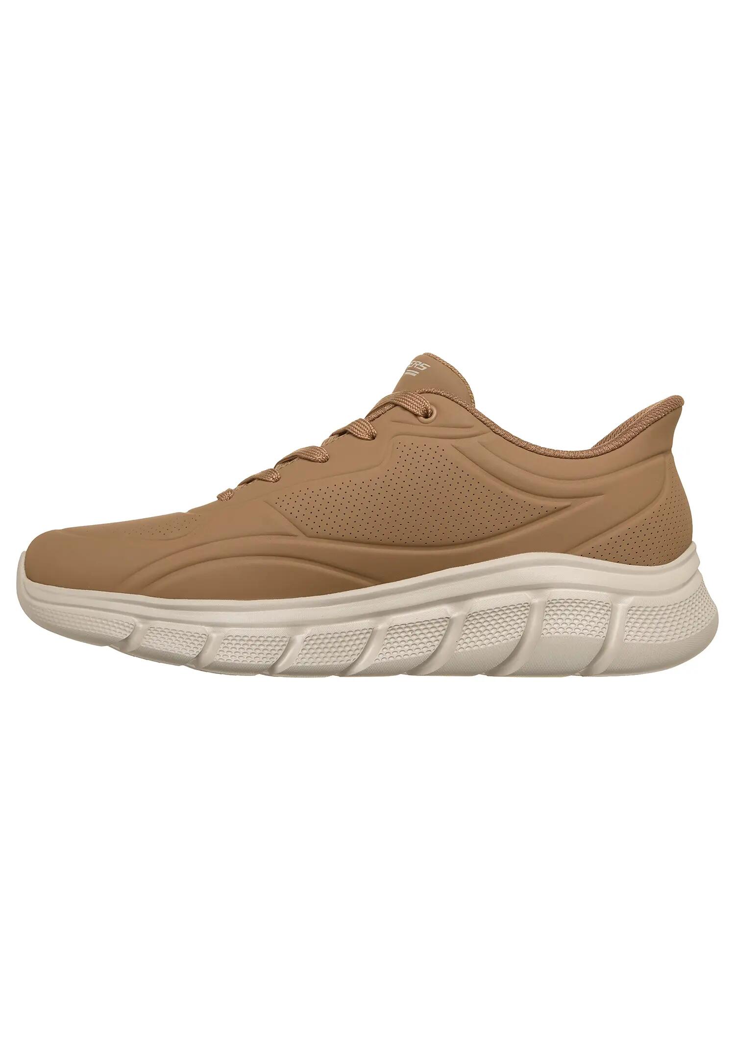 Buty SKECHERS BOBS B FLEX - SMOOTH EDGE Jasnobrązowy 5/5