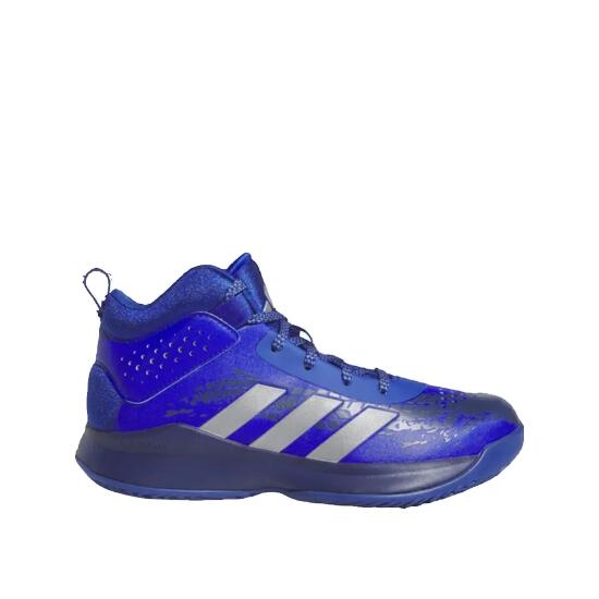 Chaussures de basket adidas Cross Em Up 5 K Wide JR Bleu