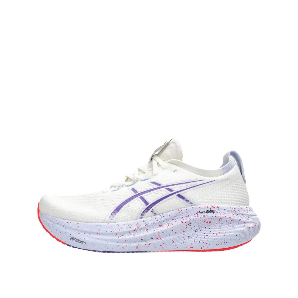 Chaussures de trail ASICS Gel-Nimbus 27 Tokyo Crème/Edo Violet 1/5