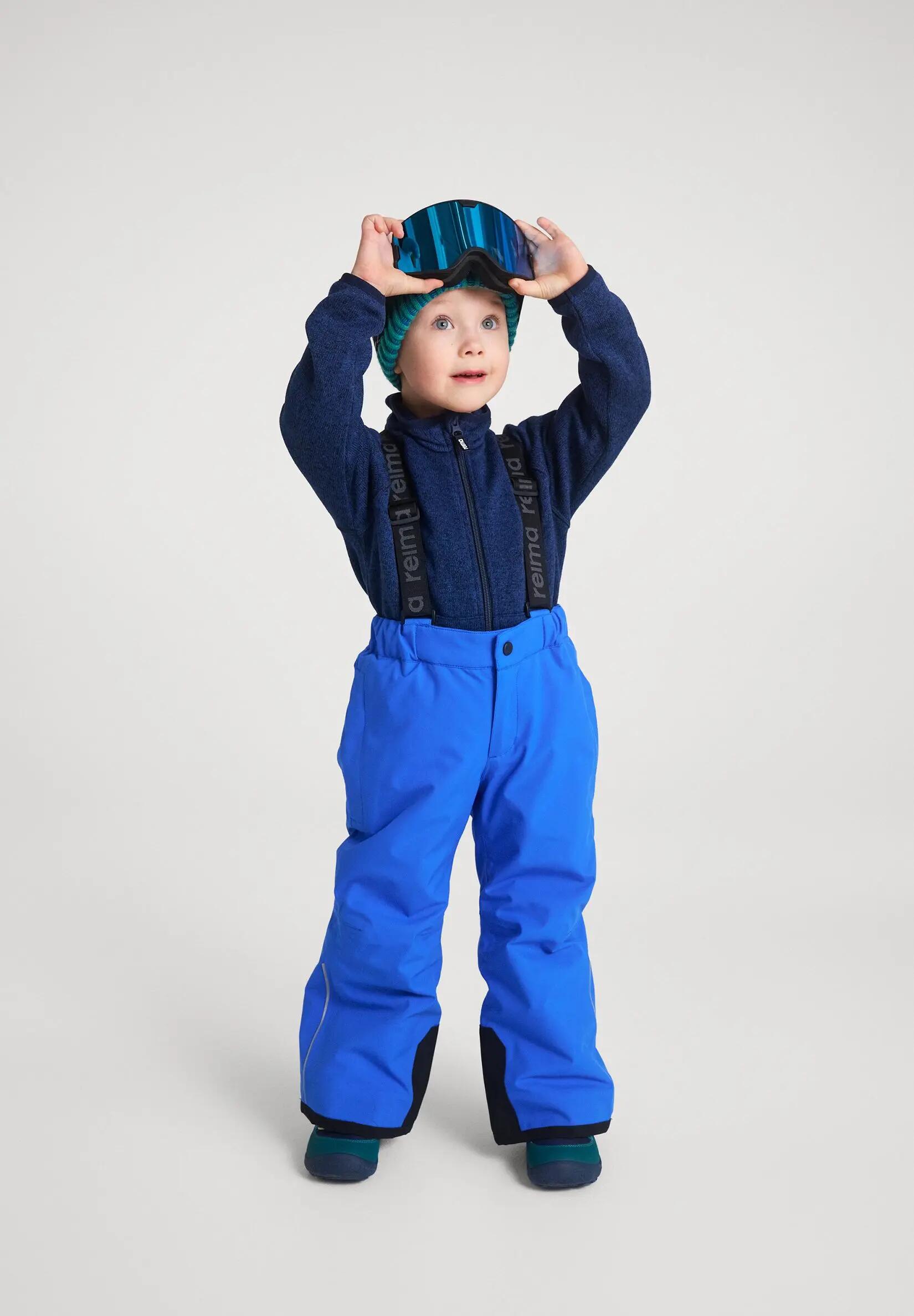 Pantaloni da sci per bambini tec Proxima blu brillante 6/7