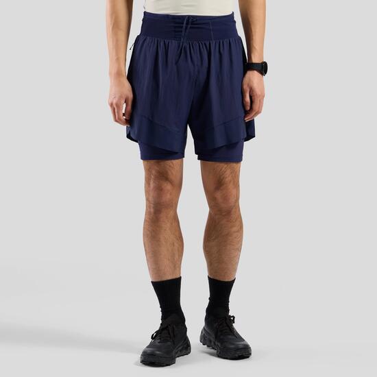 X-Alp 6 inch 2-in-1 trail running short 2.0 ODLO