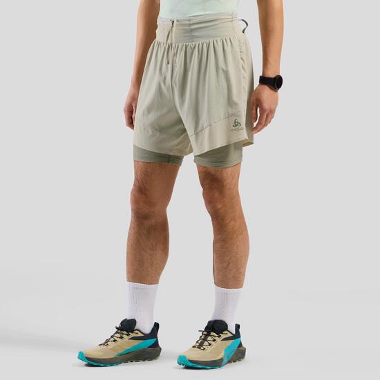 X-Alp 6 inch 2-in-1 trail running short 2.0 ODLO