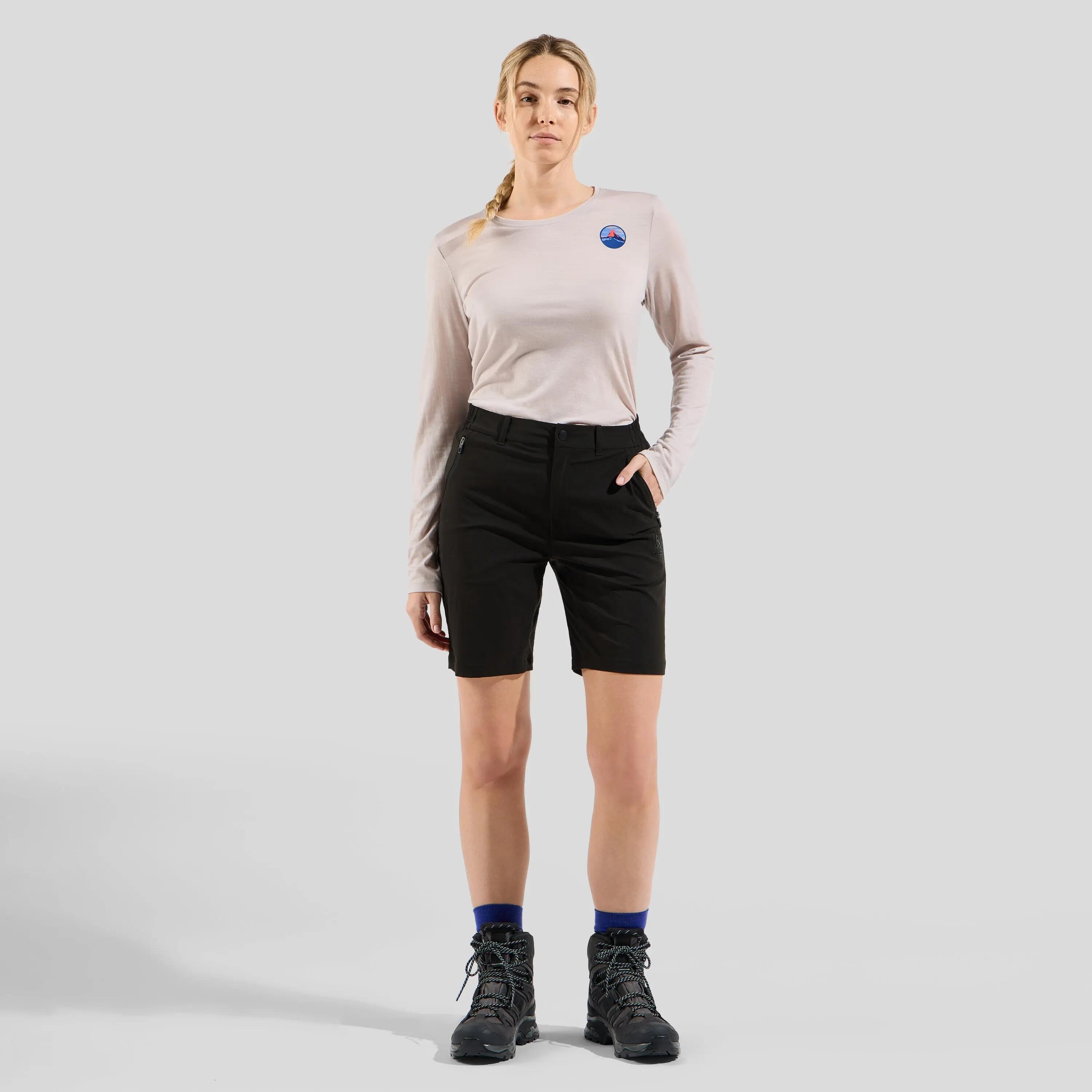 Odlo Ascent Light Damen-Wandershorts Schwarz 4/7