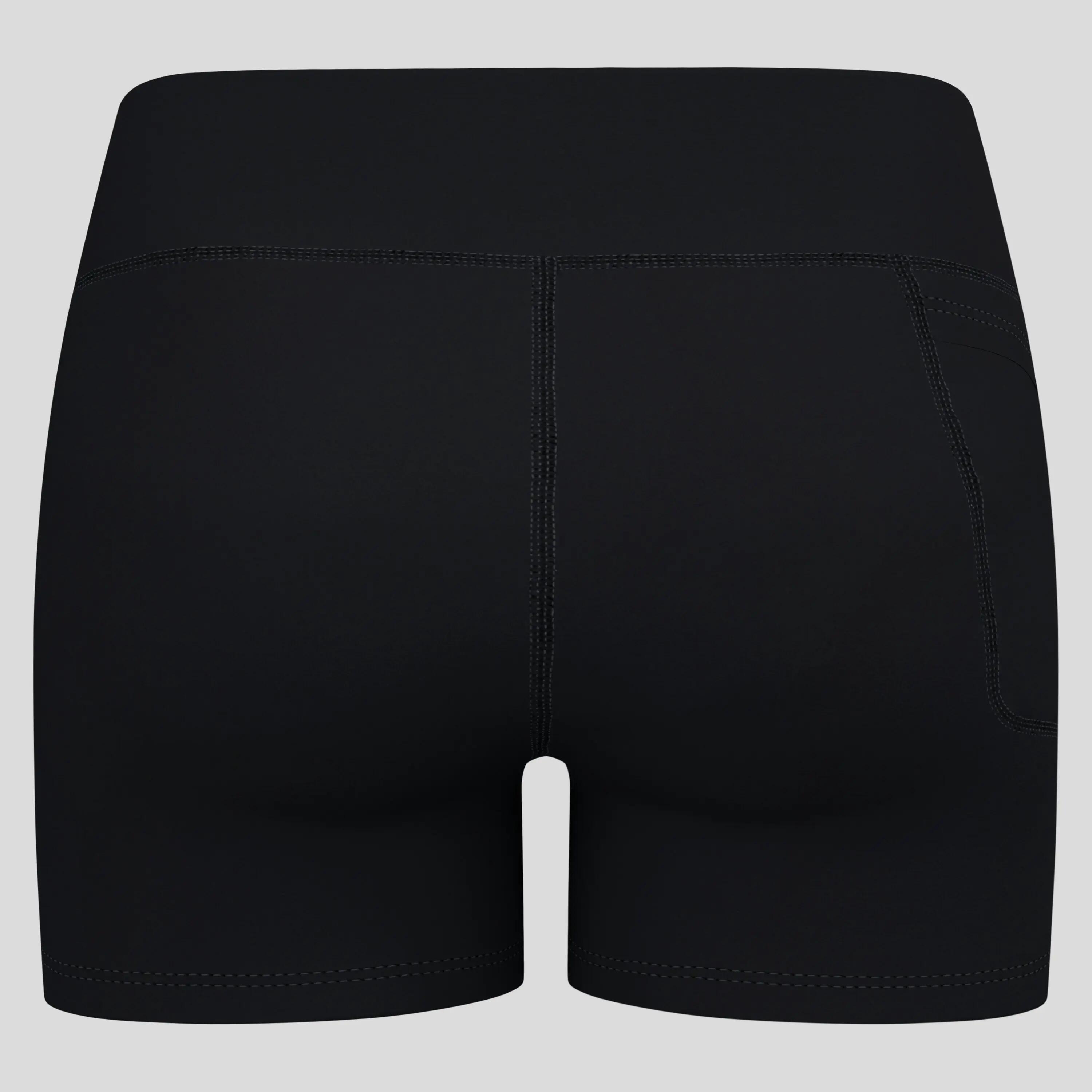 Culote corto con tirantes de mujer Odlo Essential Sprinter negro 7/8