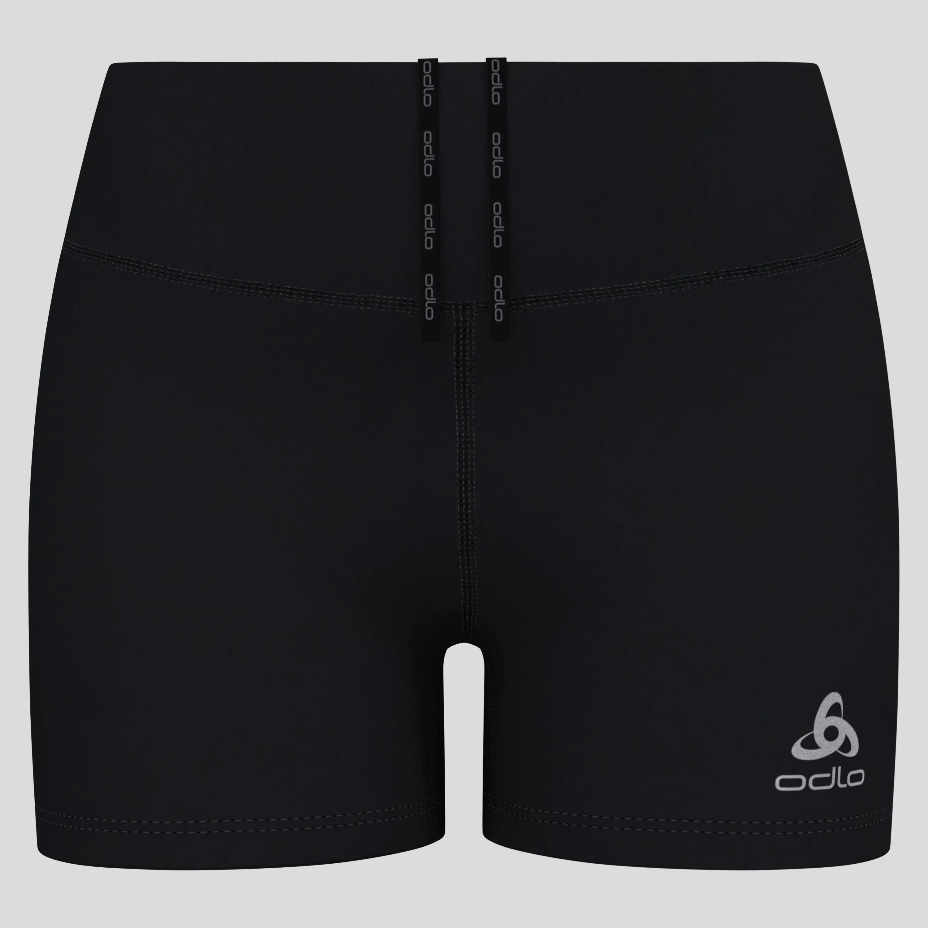 Culote corto con tirantes de mujer Odlo Essential Sprinter negro 6/8