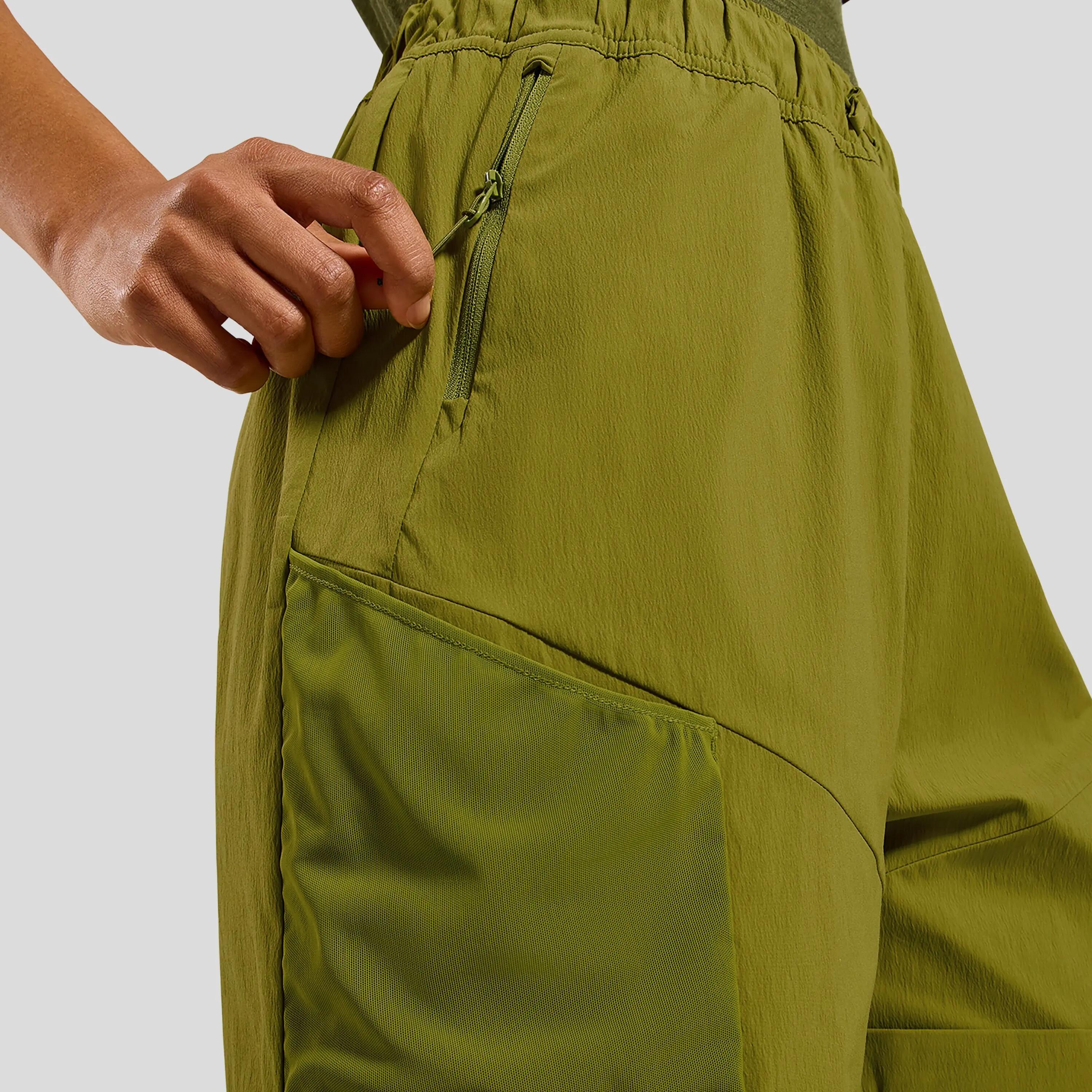 Pantalón corto Odlo Women's Hyper Contrast Cargo Gris 11/11