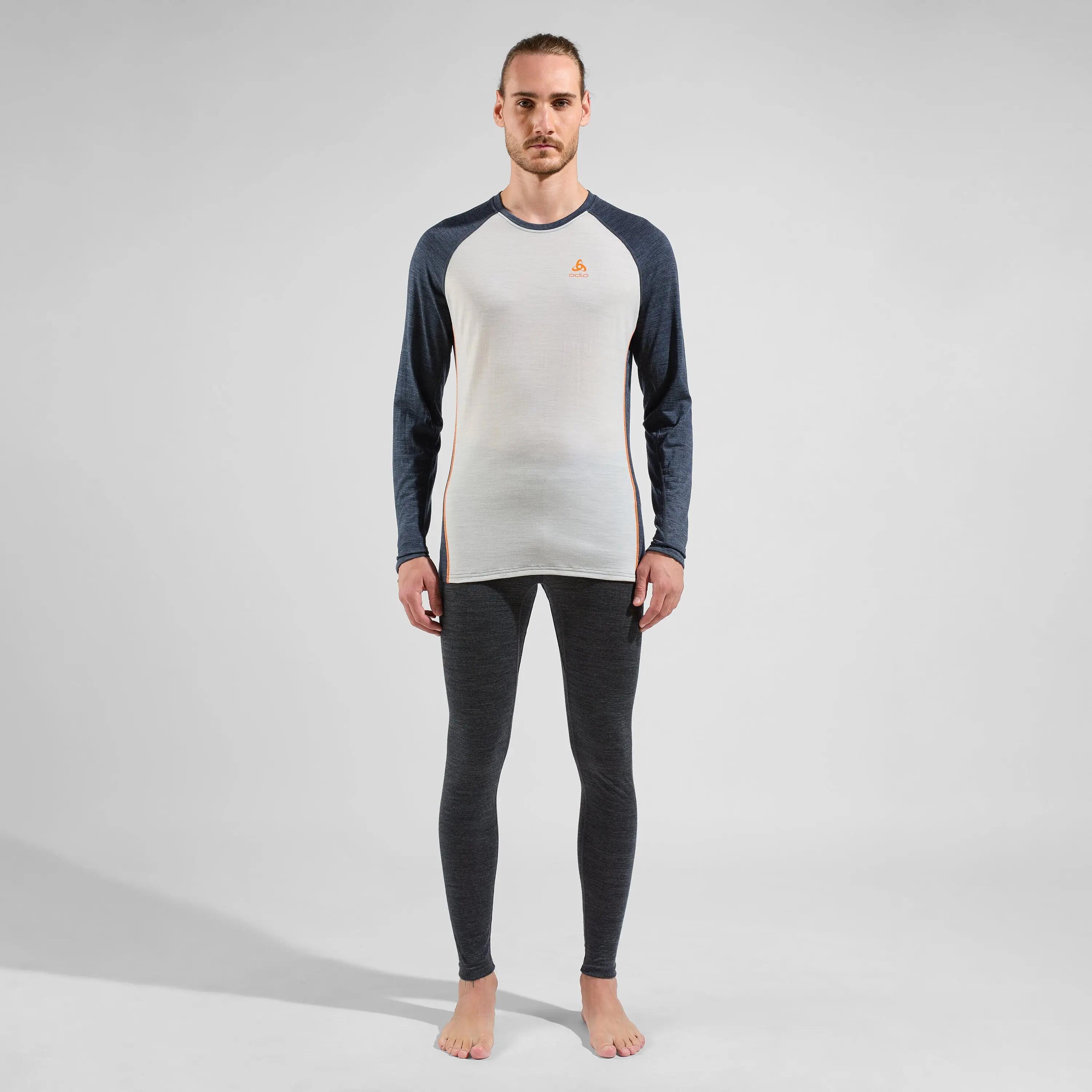 Collant Long Odlo Performance Wool 150 Gris 4/10