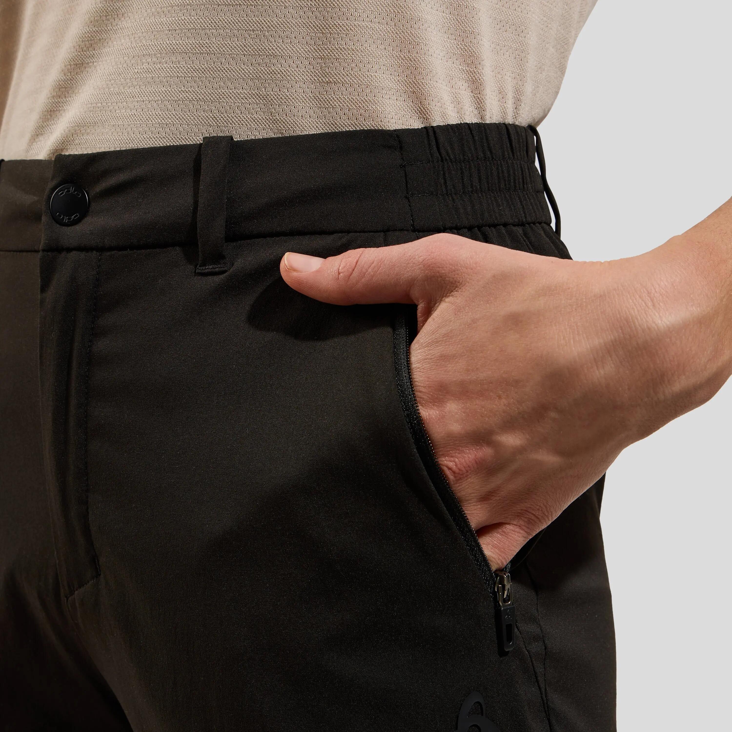 Pantalon de Randonnée Femme Odlo 3/4 Ascent Light Noir 3/8