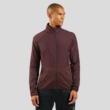 Veste Manches Longues Odlo Run Easy Warm Violet Homme