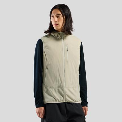 Gilet Hybride Odlo Ascent Hyper Contrast Gris