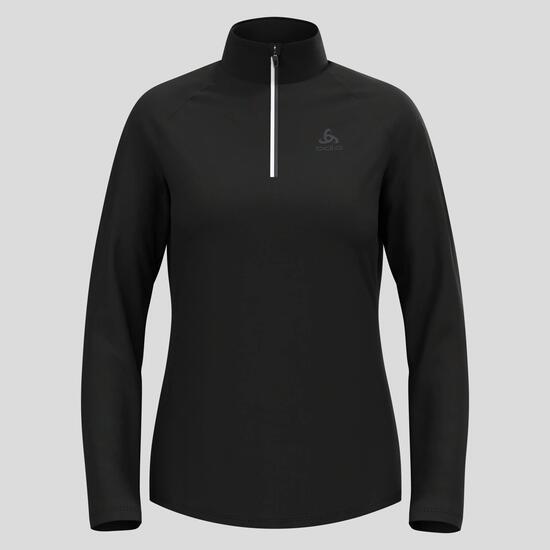 T-shirt de Course Odlo BESSO, Couche Intermédiaire, Demi-Zip