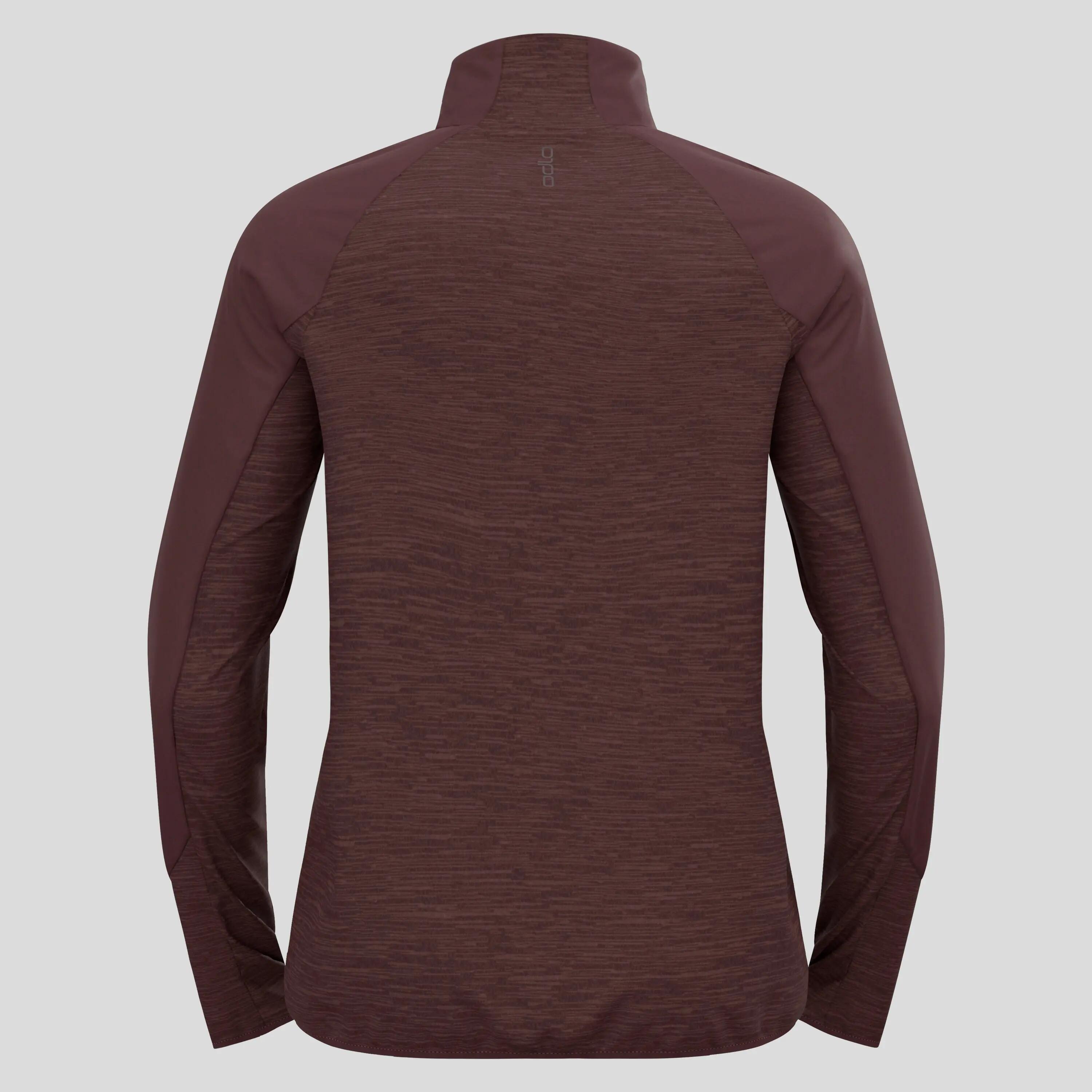Odlo Run Easy Warm Long Sleeve Jas Paars 8/8