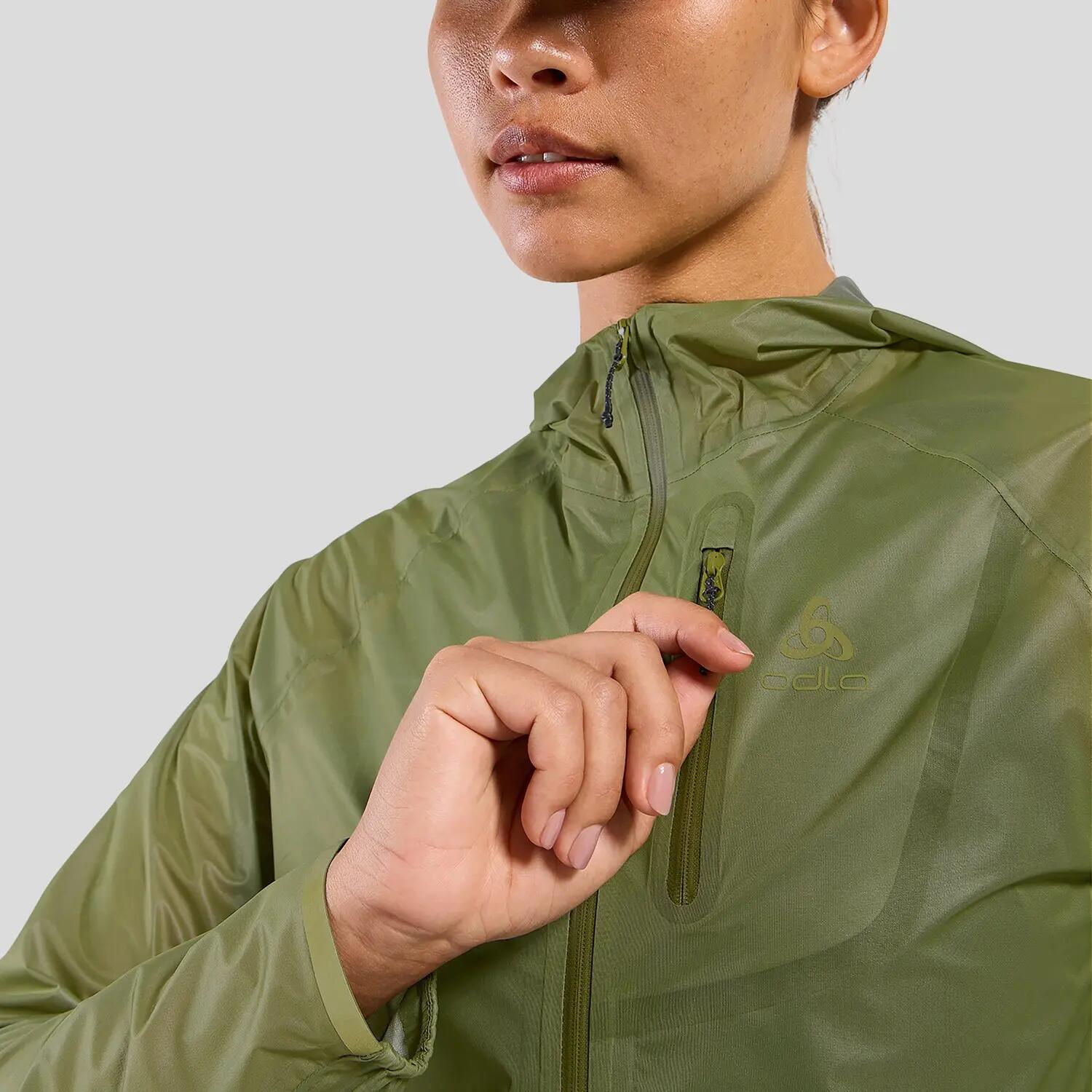 Kurtka damska ODLO Jacket ZEROWEIGHT DUAL DRY PK WATERPROOF 13/15