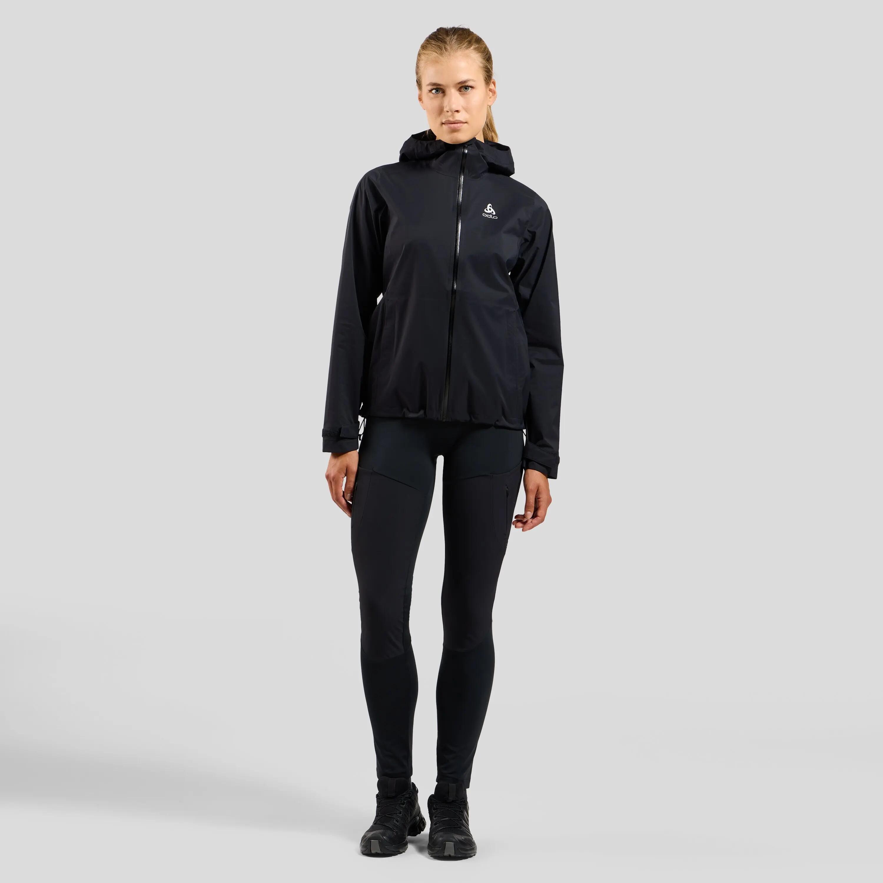 Veste imperméable Odlo Aegis 2.5L Waterproof Noir Femme 7/11