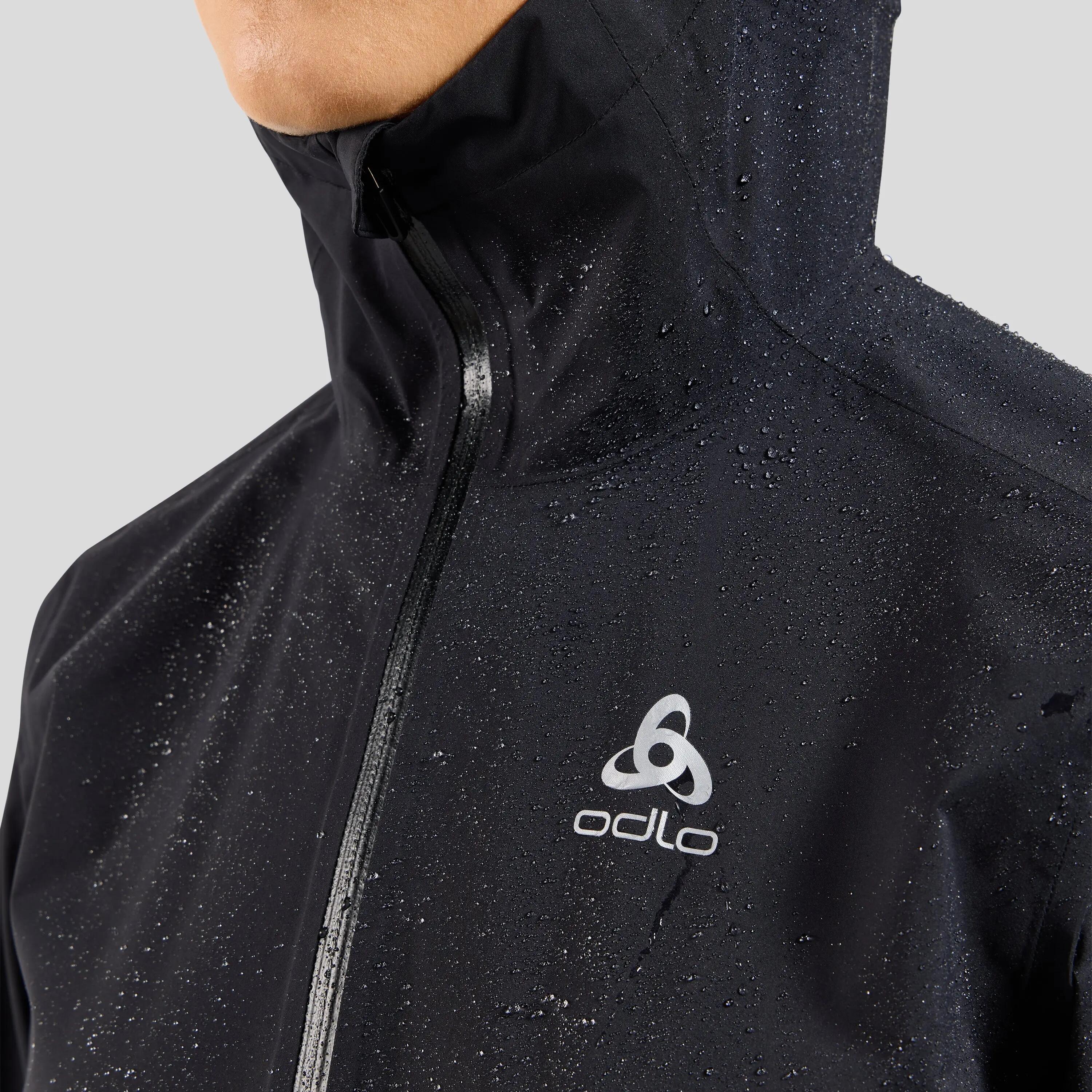 Veste imperméable Odlo Aegis 2.5L Waterproof Noir Femme 6/11