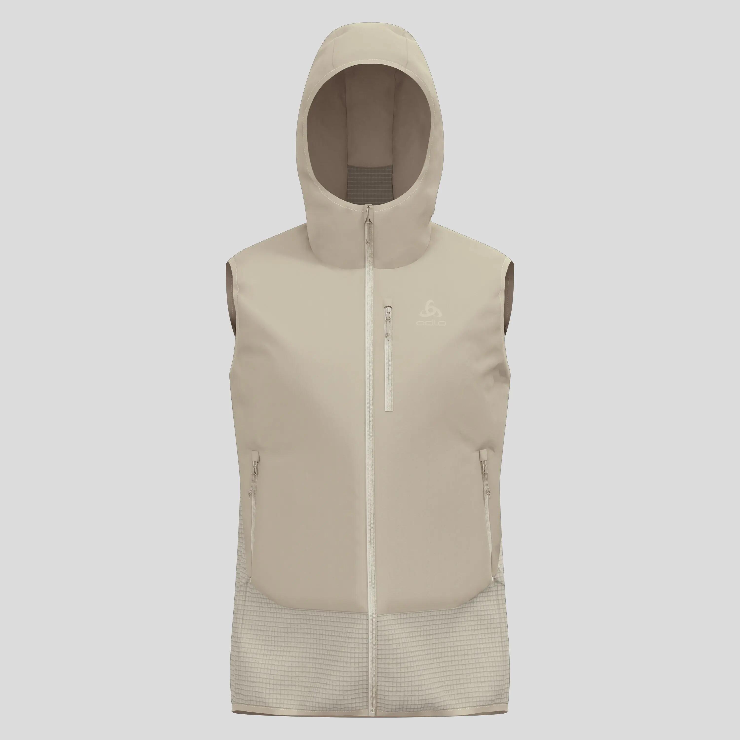 Gilet ibrido Odlo Ascent Hyper Contrast Grigio 7/8