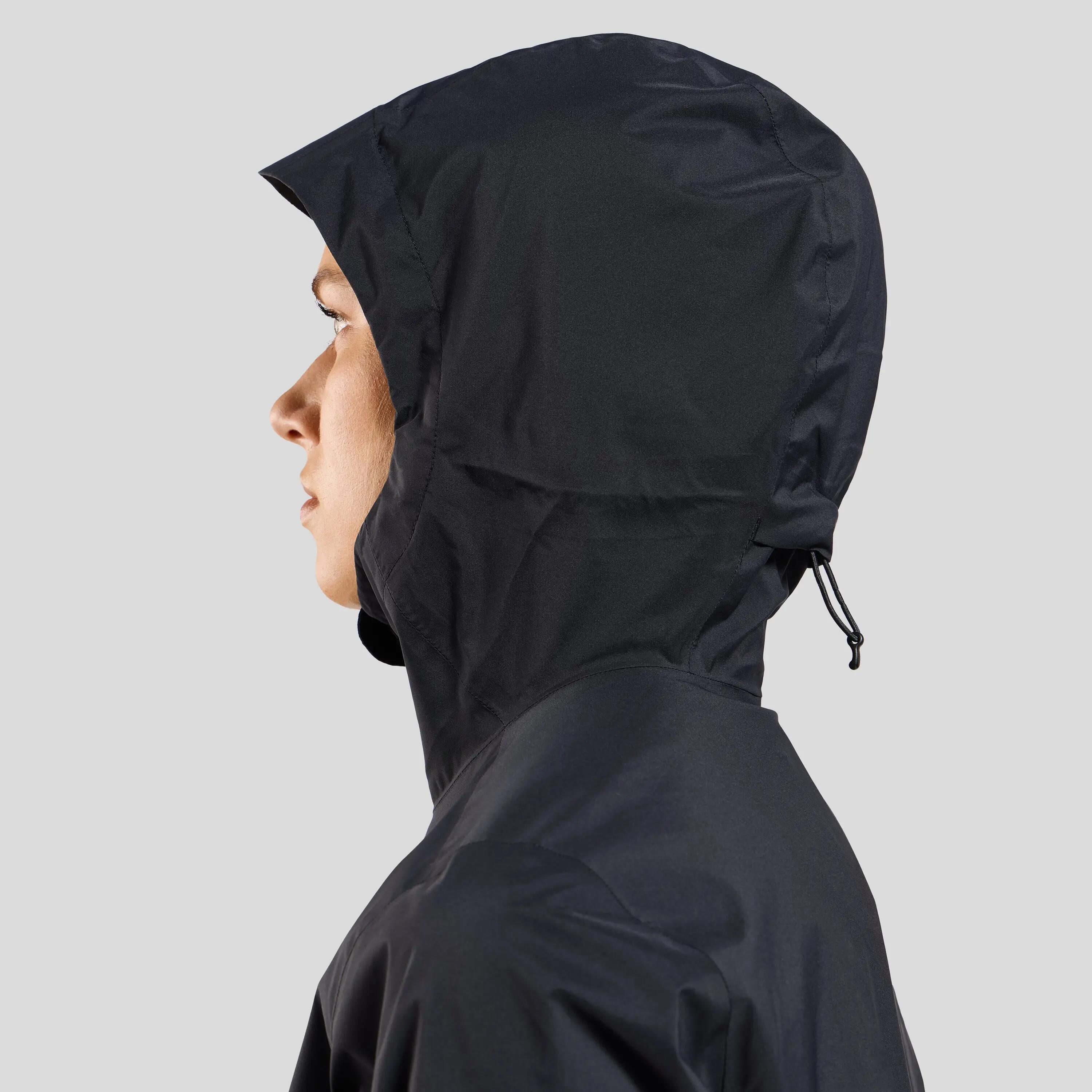 Veste imperméable Odlo Aegis 2.5L Waterproof Noir Femme 5/11