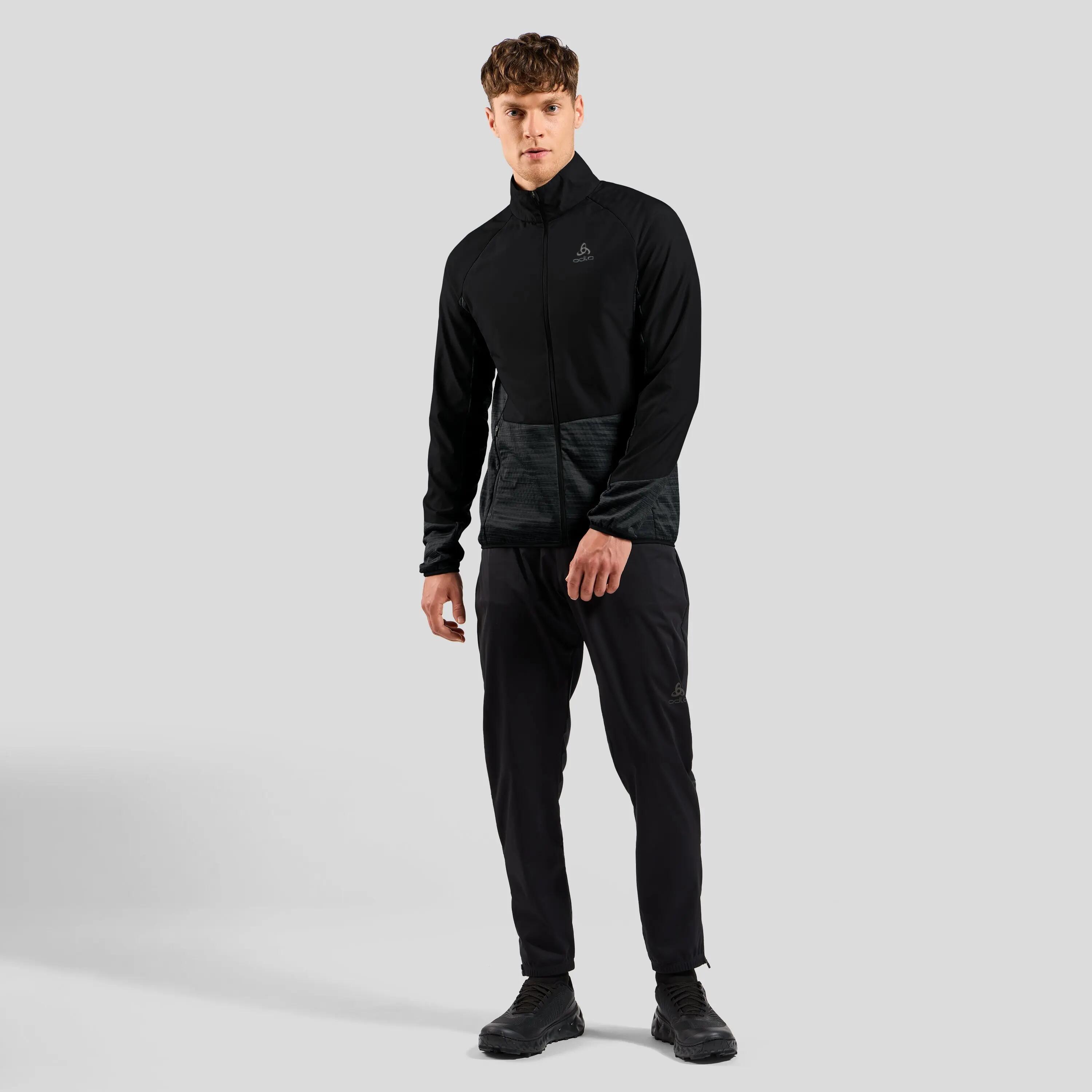 Odlo Run Easy Warm Long Sleeve Jas Zwart 6/8