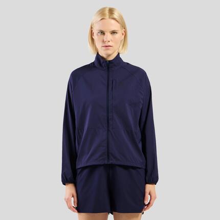Odlo Zeroweight Women's Running Jacke Dunkelblau