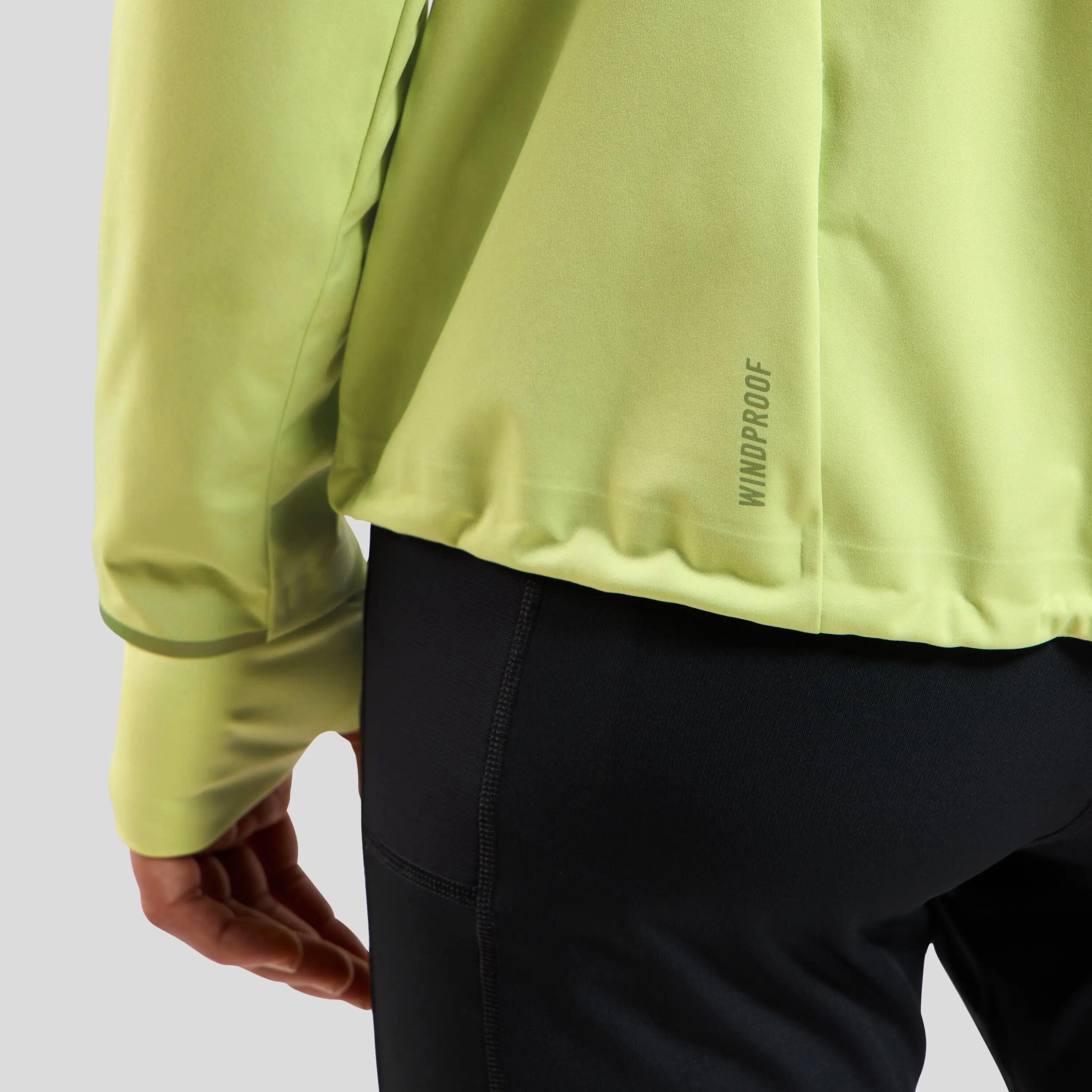 Giacca Running Uomo Odlo Zeroweight Pro Warm 2.0 Verde 6/9
