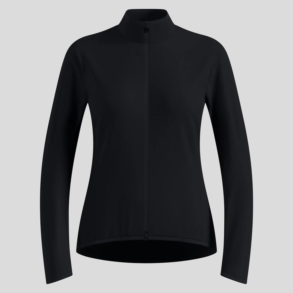 Women's Cycling Jacket Odlo Zeroweight Windproof Black