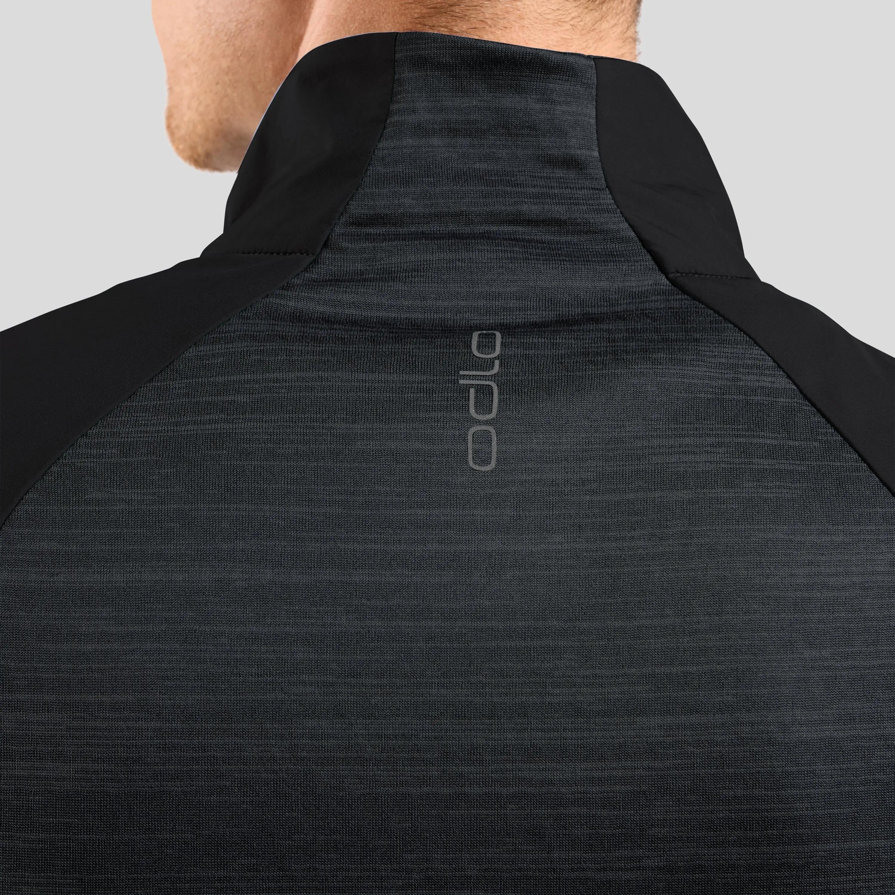 Odlo Run Easy Warm Long Sleeve Jas Zwart 5/8