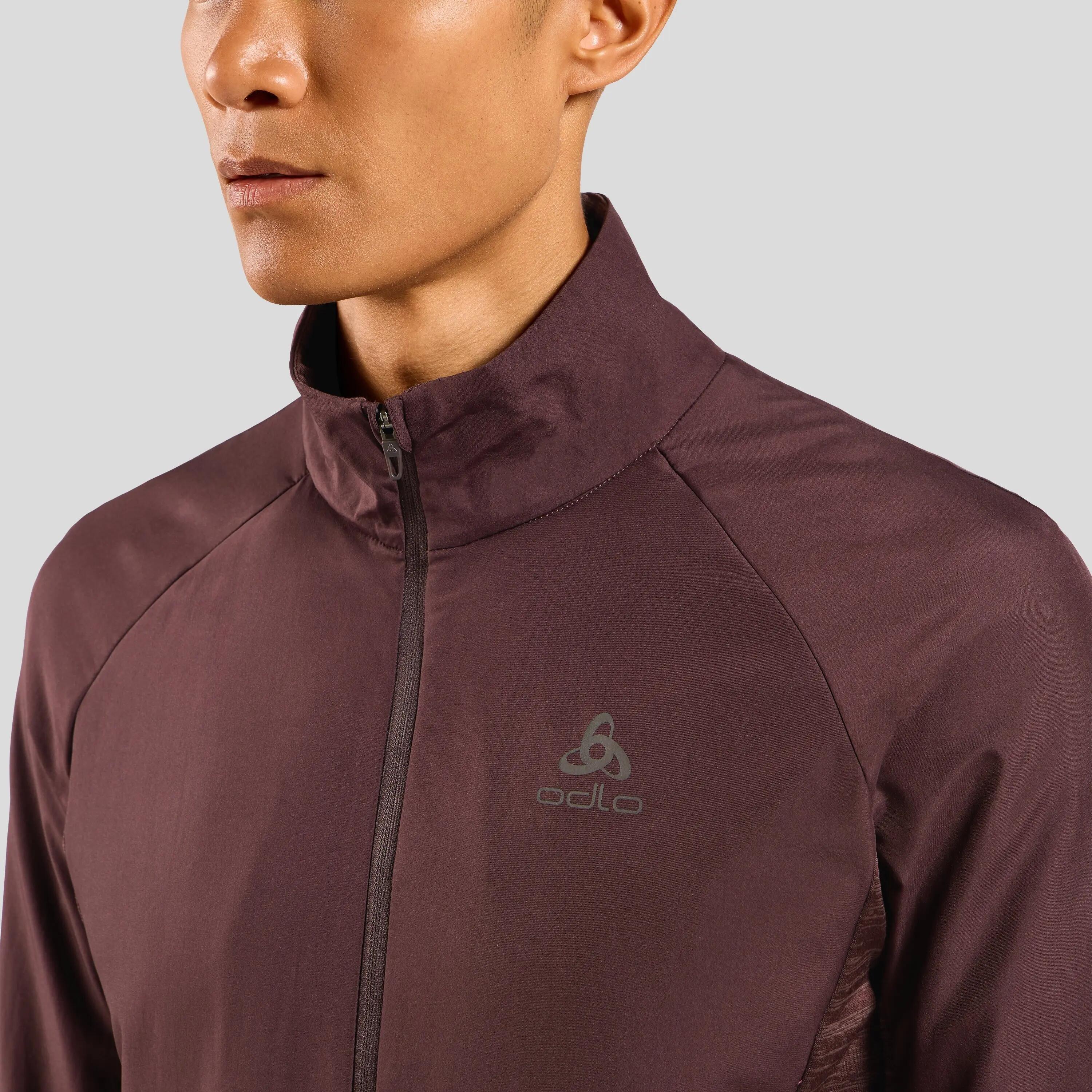 Odlo Run Easy Warm Long Sleeve Jas Paars 4/8