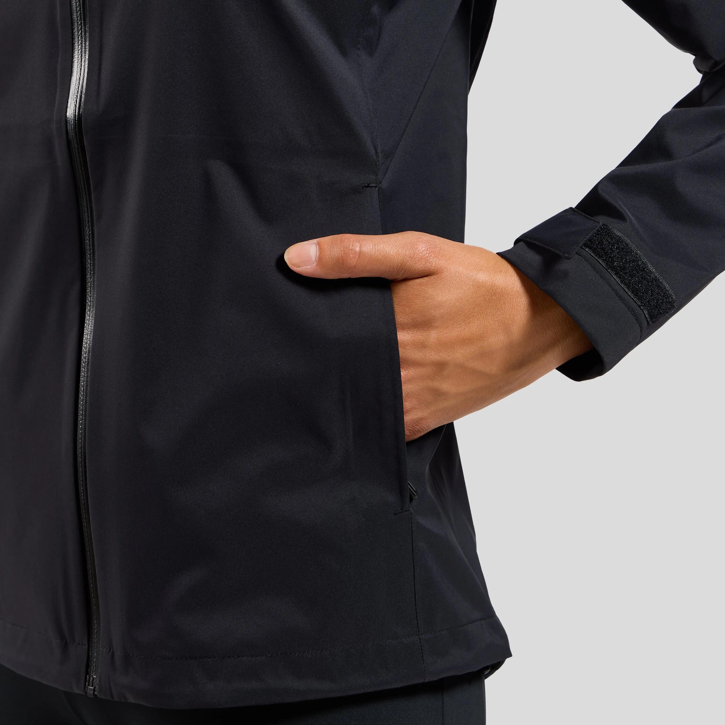 Veste imperméable Odlo Aegis 2.5L Waterproof Noir Femme 3/11