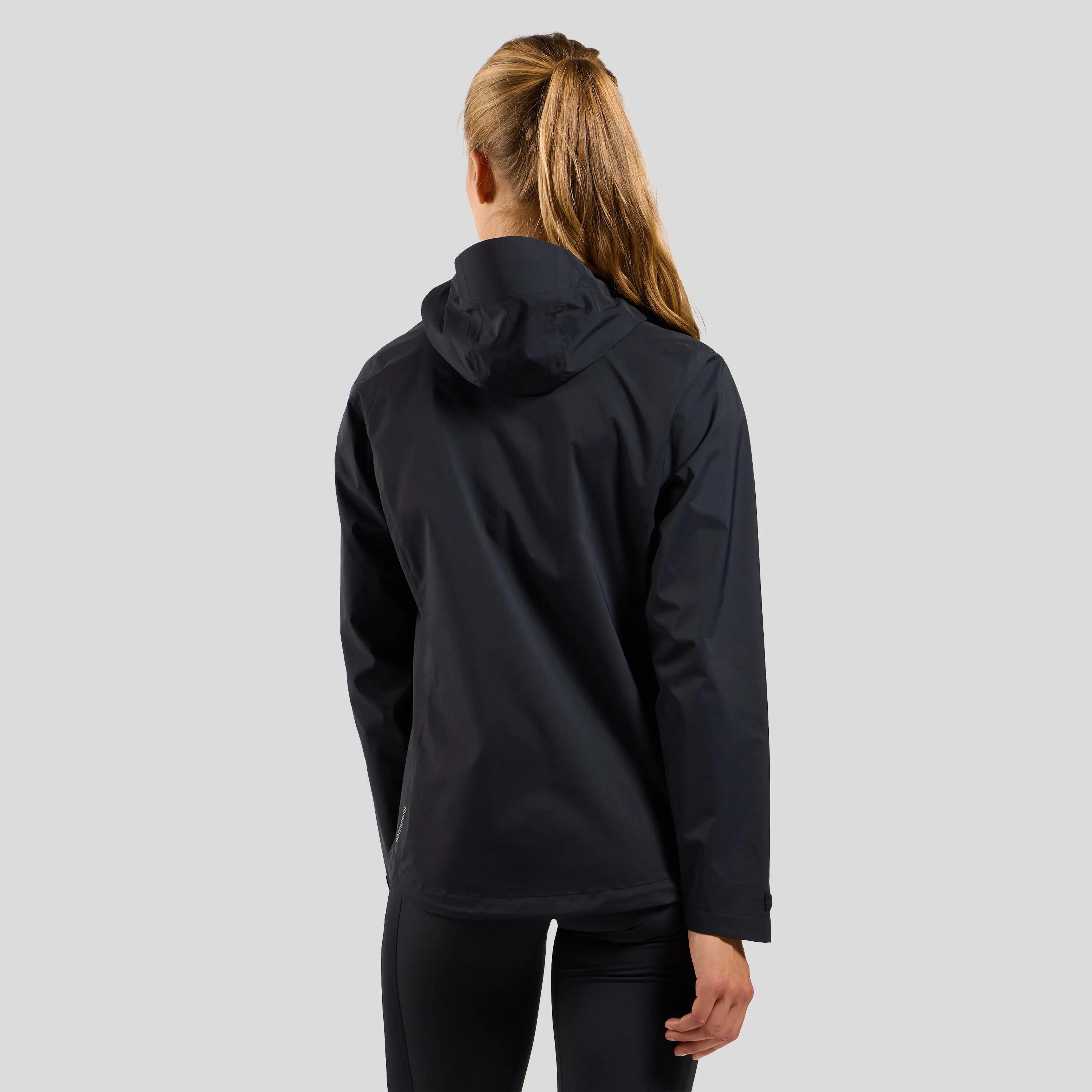 Veste imperméable Odlo Aegis 2.5L Waterproof Noir Femme 2/11