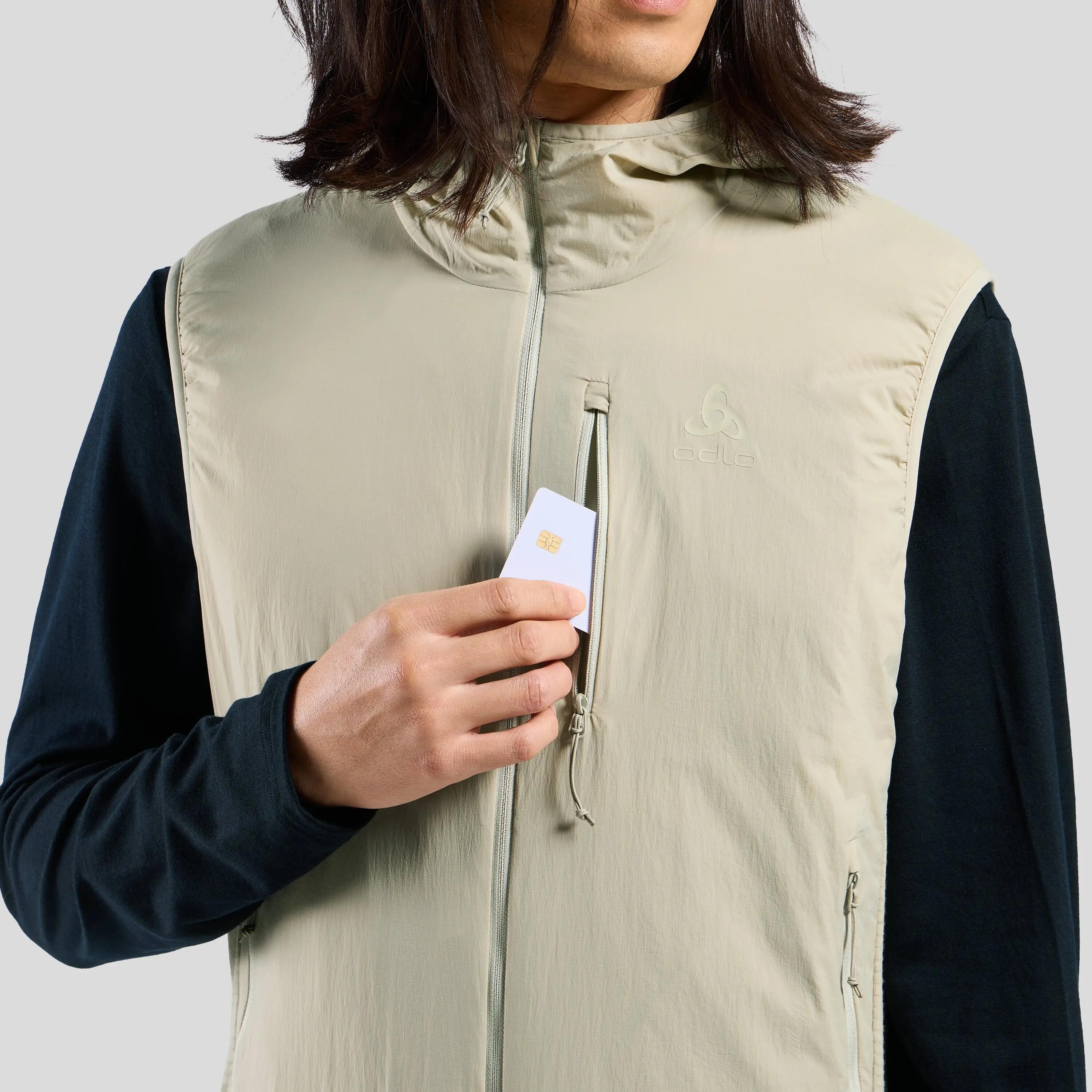 Gilet ibrido Odlo Ascent Hyper Contrast Grigio 4/8
