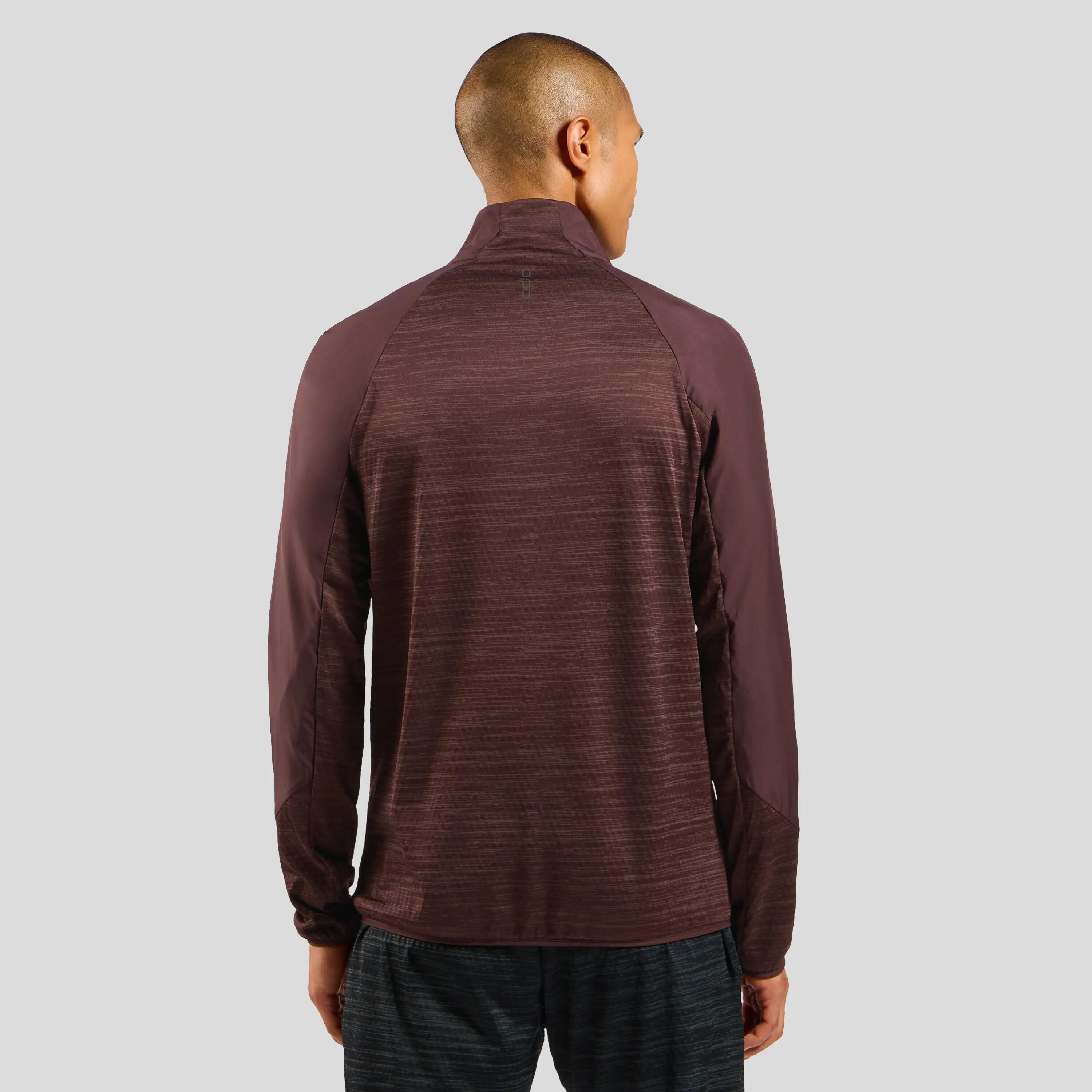Odlo Run Easy Warm Long Sleeve Jas Paars 2/8