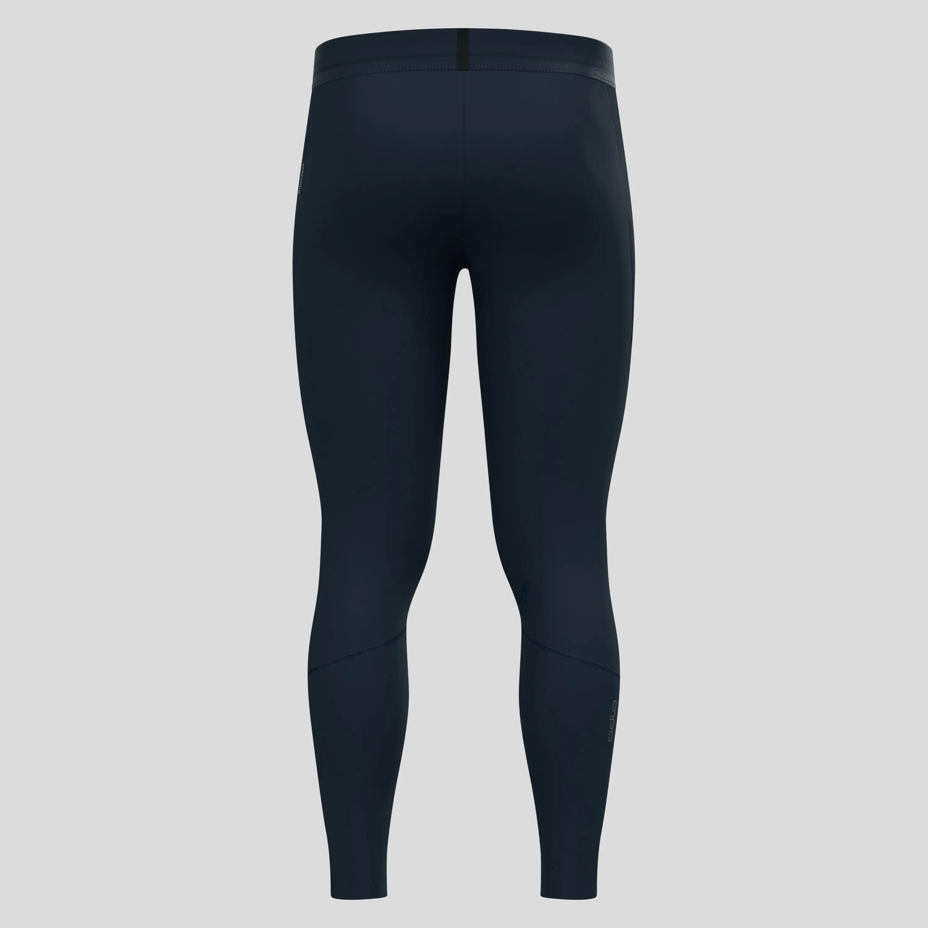 Legginsy techniczne męskie ODLO Zeroweight Pro Windproof Warm Tights granatowe 8/8
