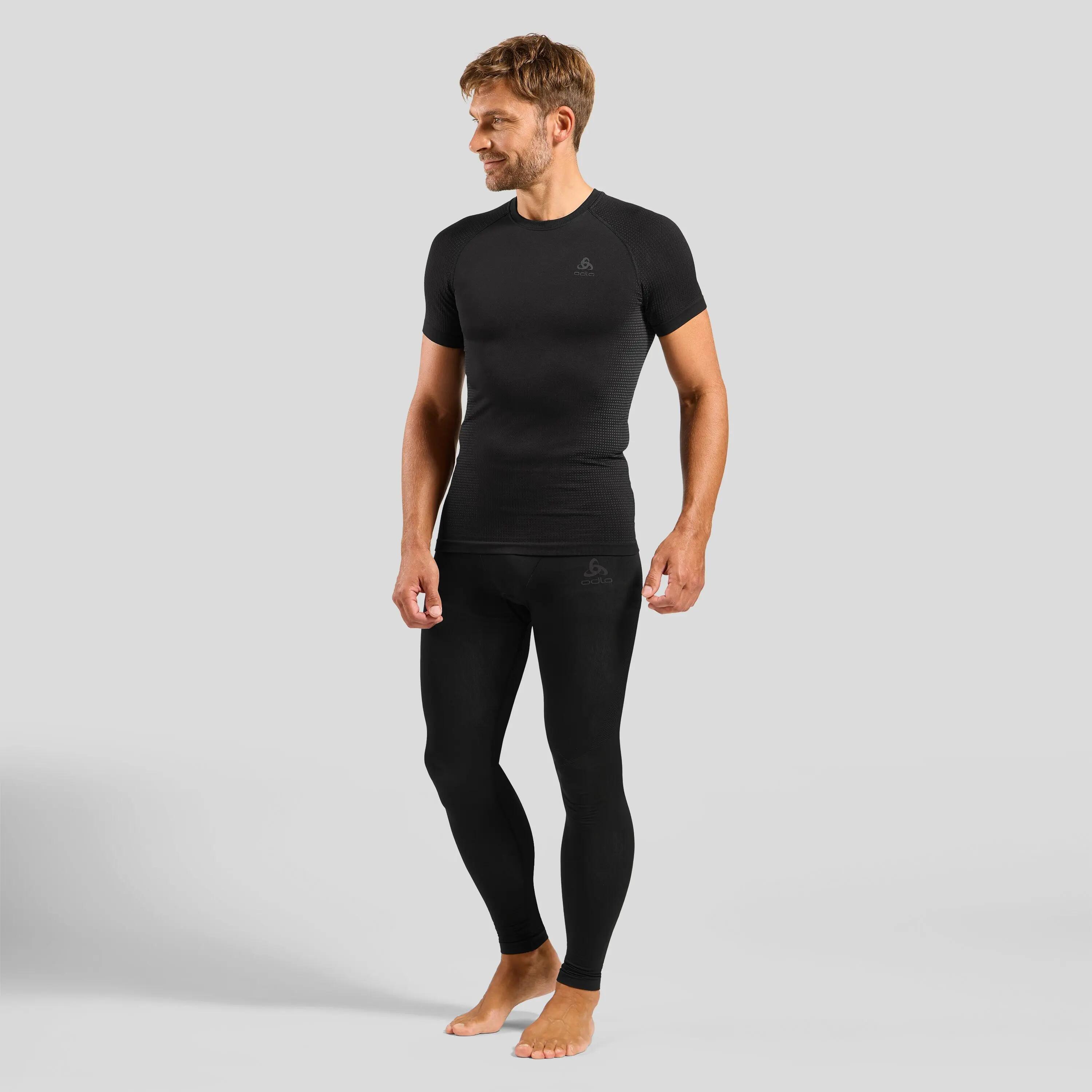 Odlo Performance Warm Eco Korte Mouw Jersey Zwart 4/8