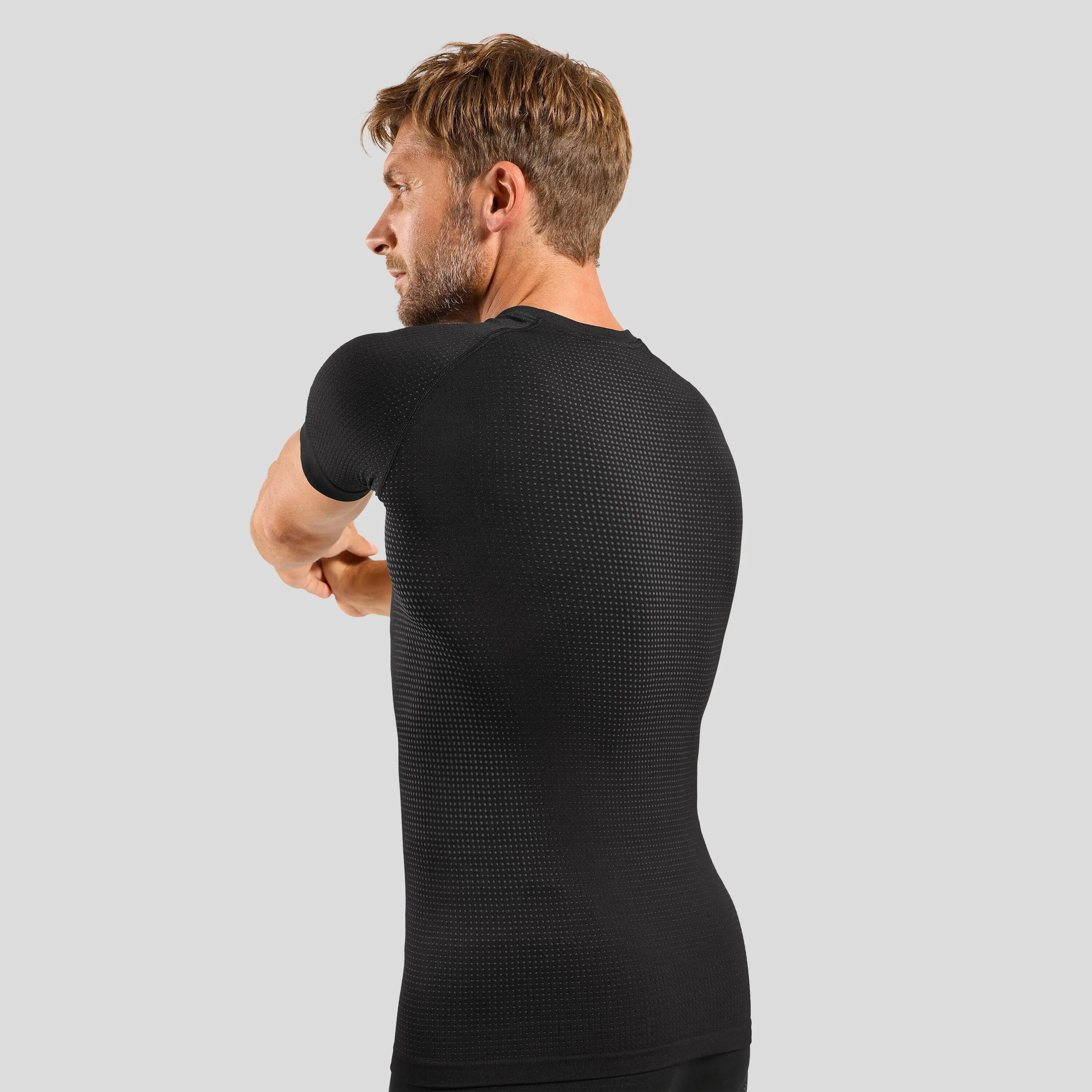 Odlo Performance Warm Eco Korte Mouw Jersey Zwart 3/8
