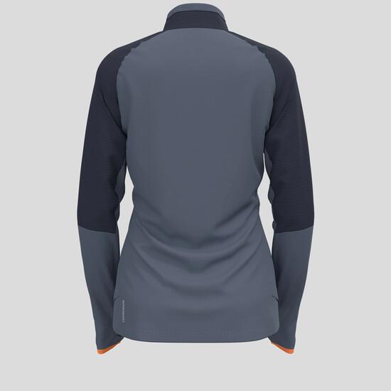 Bluza z półgolfem narciarska damska Odlo DESCENT CW 200 SL