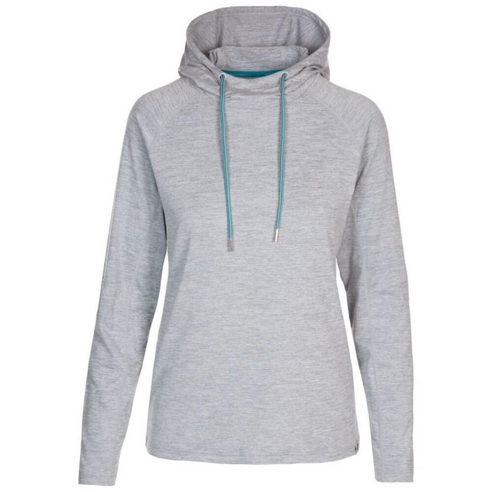 TRESPASS Womens/Ladies Hattie Active Hoodie (Platinum Grey Marl)