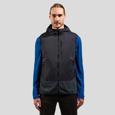 Odlo ascent hyper contrast hybride vest zwart