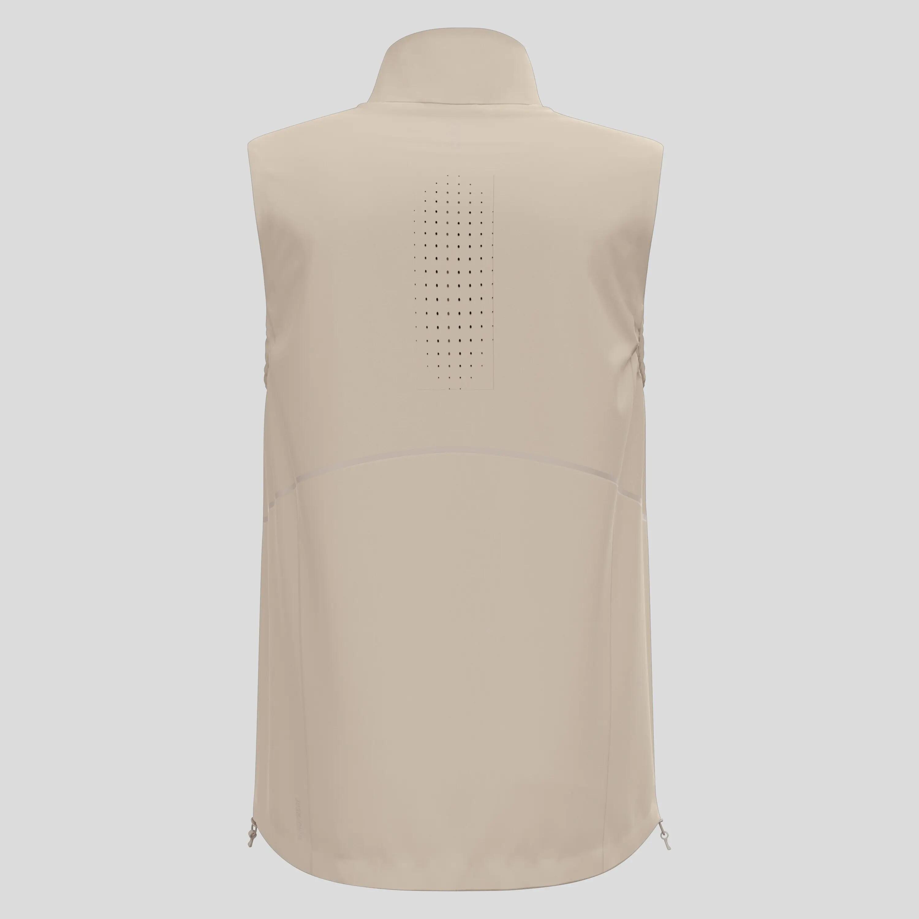 Veste Sans Manches Odlo Zeroweight Warm 2.0 Beige Homme 8/8