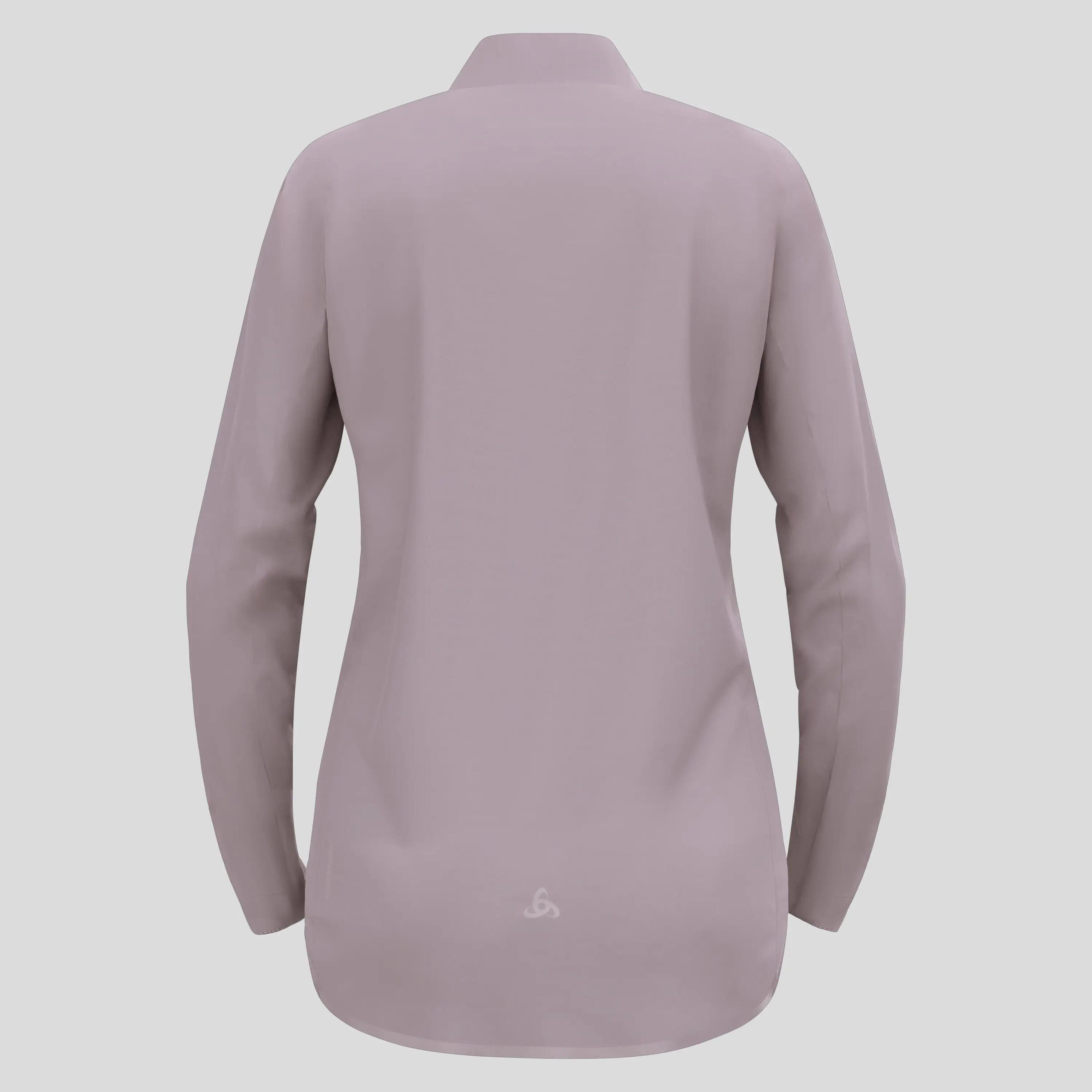 Veste Manches Longues Femme Odlo Zeroweight Performance Knit Gris 8/8