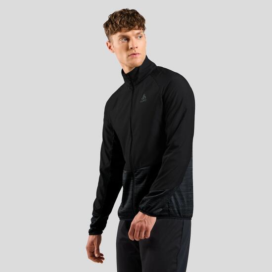 Veste Manches Longues Odlo Run Easy Warm Noir Homme